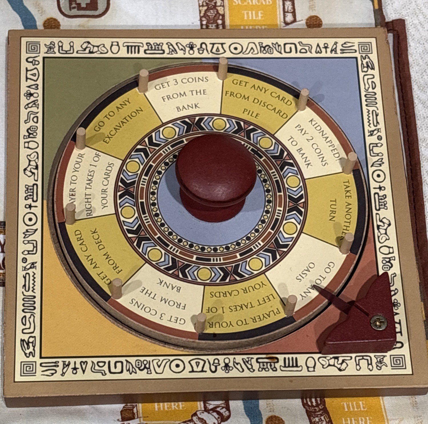 VALLEY OF THE PHARAOHS Bookshelf Board Game 2006 Front Porch Classics – COMPLETE