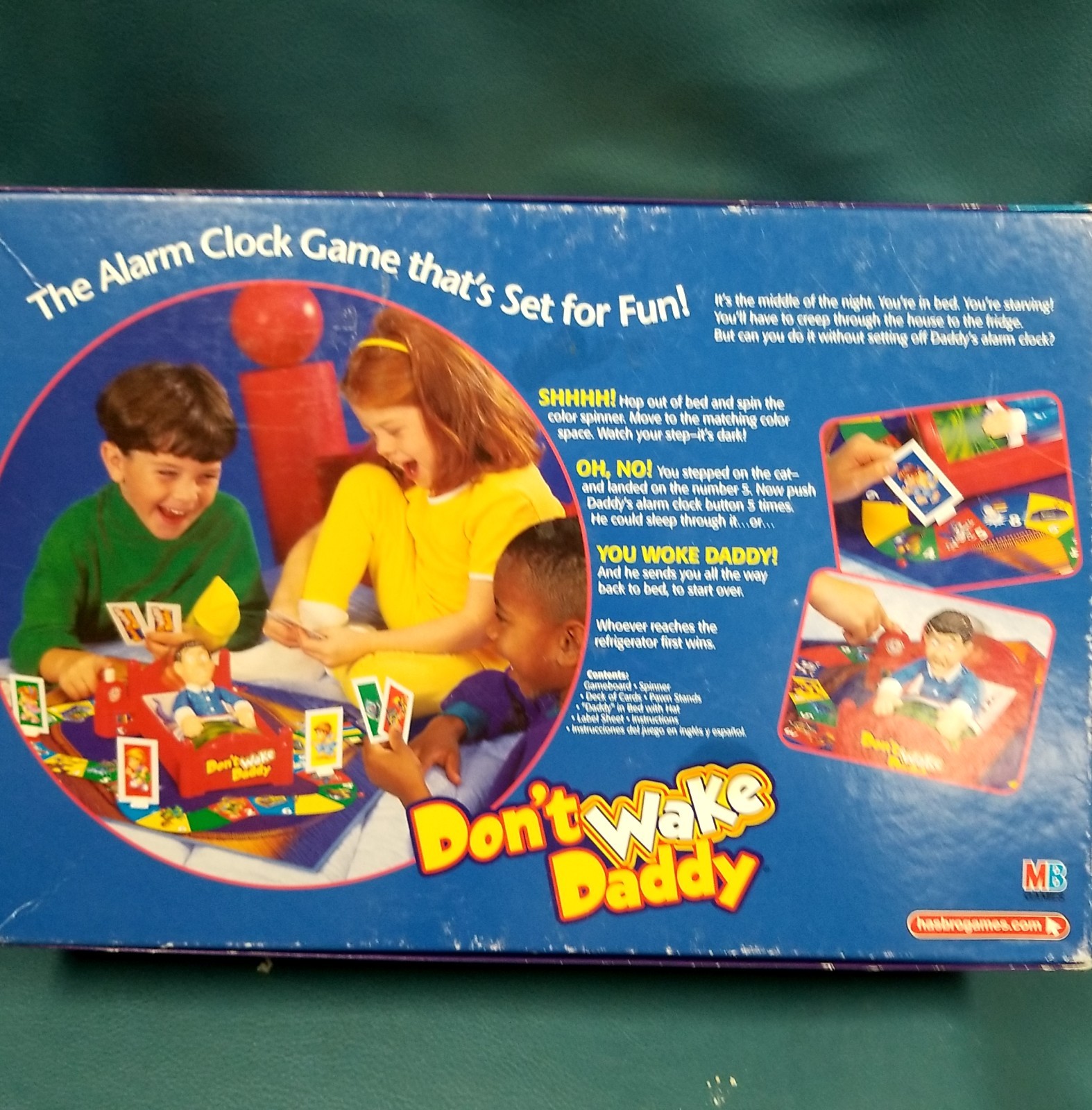 Toys r Us Hasbro Don’t Wake Daddy Alarm Clock Board Game 2011 WORKS COMPLETE