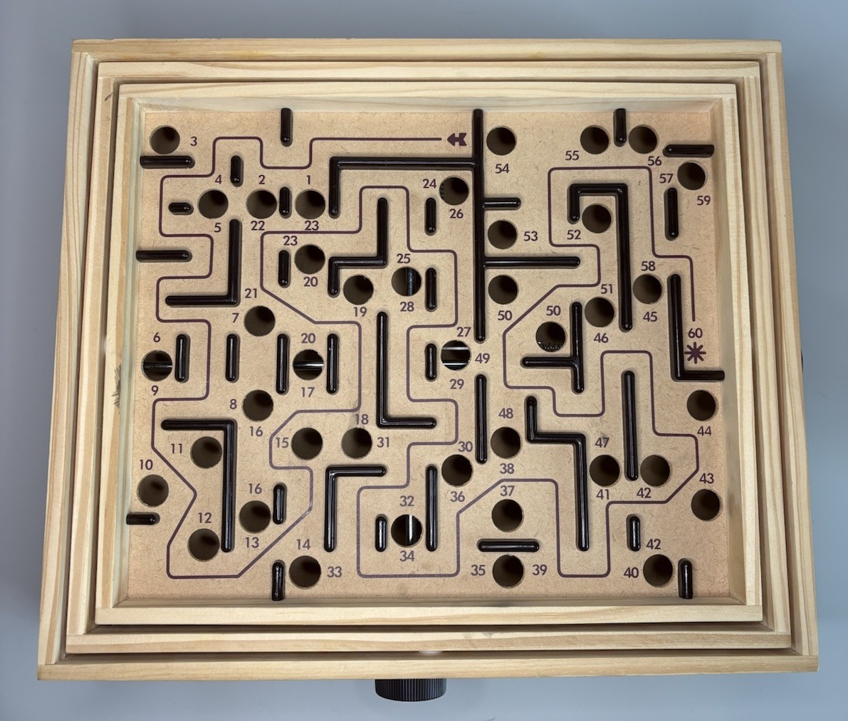 Brio Wooden Labyrinth Game 34000 With Original Box, No Balls