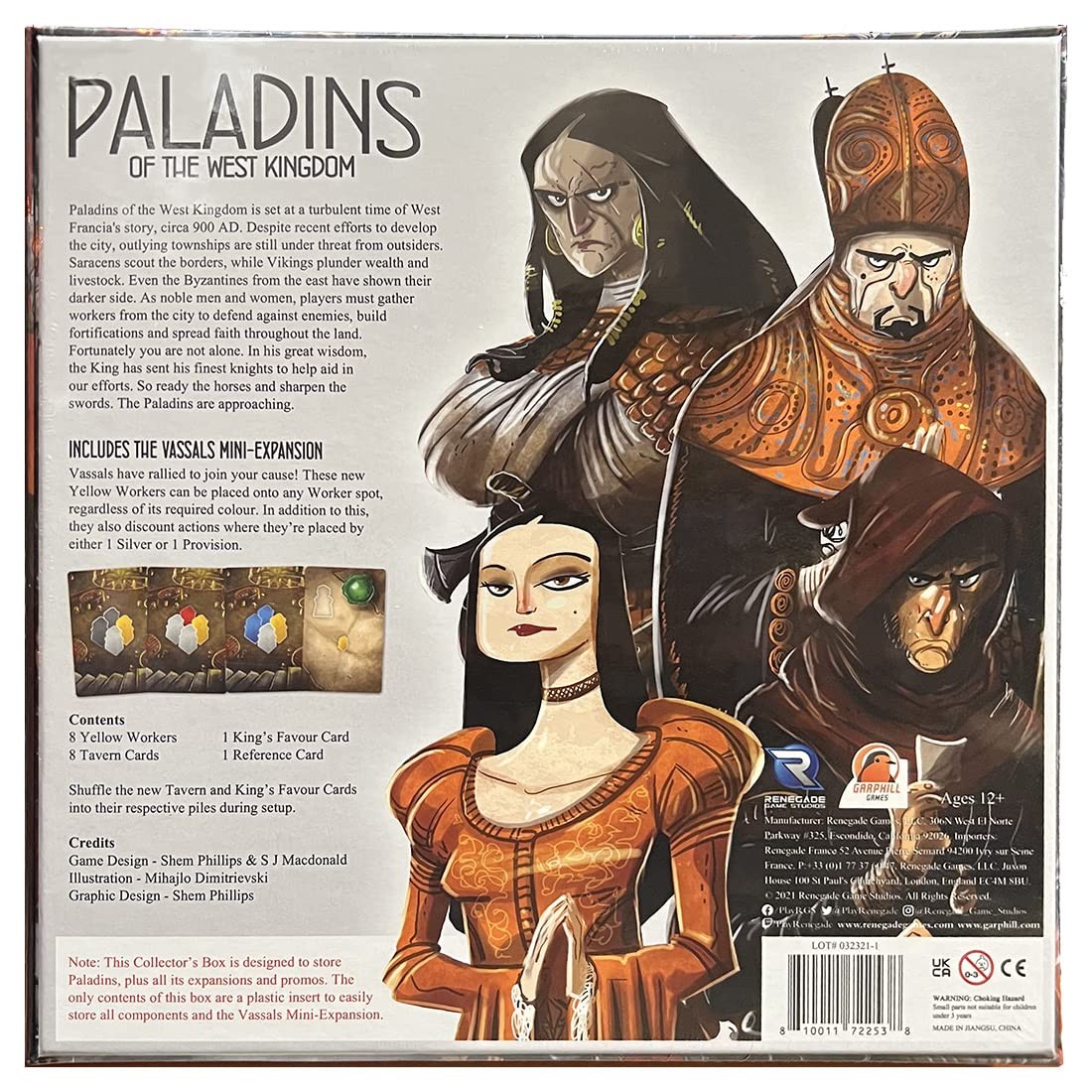 Paladins of the West Kingdom Collector’s with Vassals Mini-Expansion & Premiu…