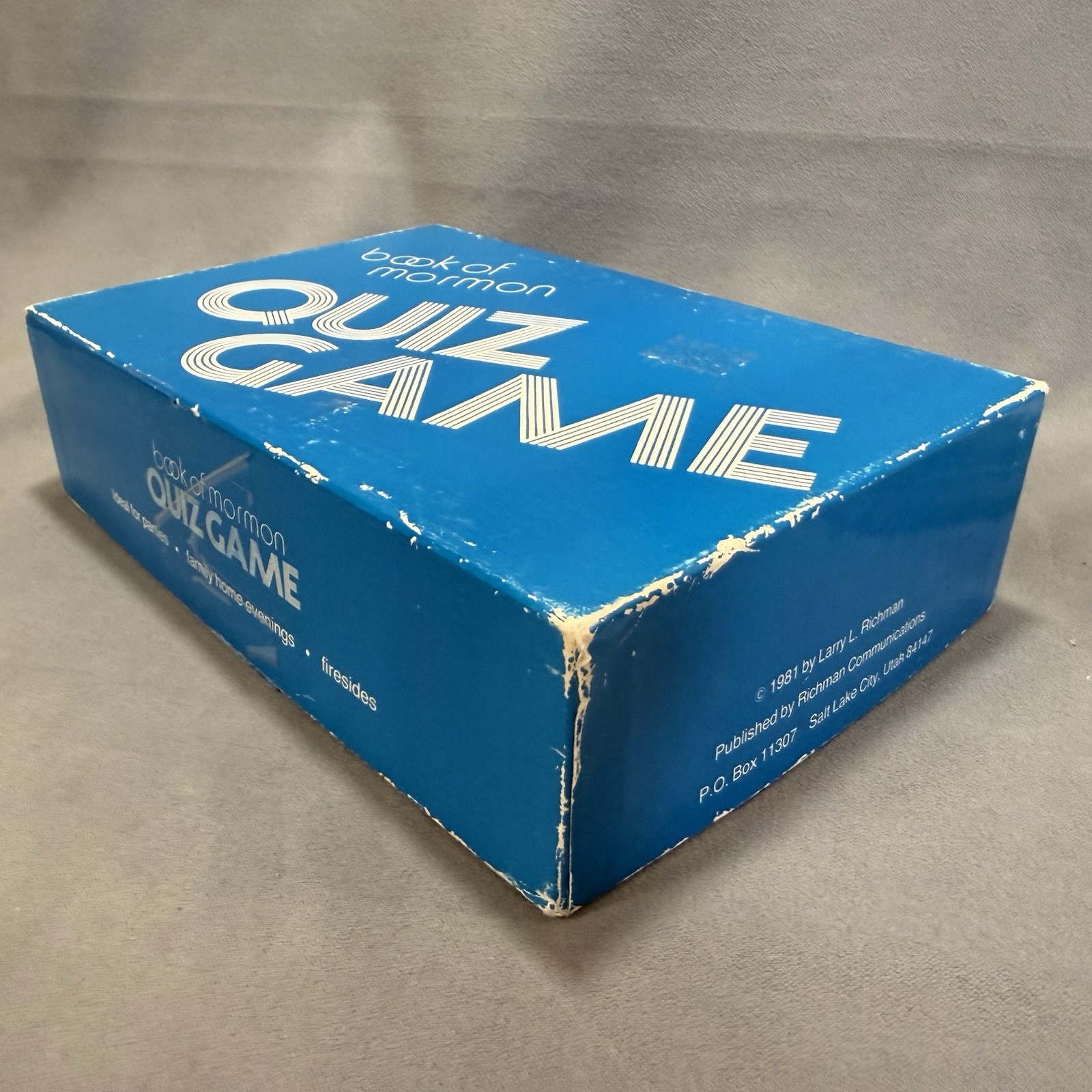 Rare 1981 Book of Mormon Family Quiz Game – Complete 91 Question LDS Bible Study