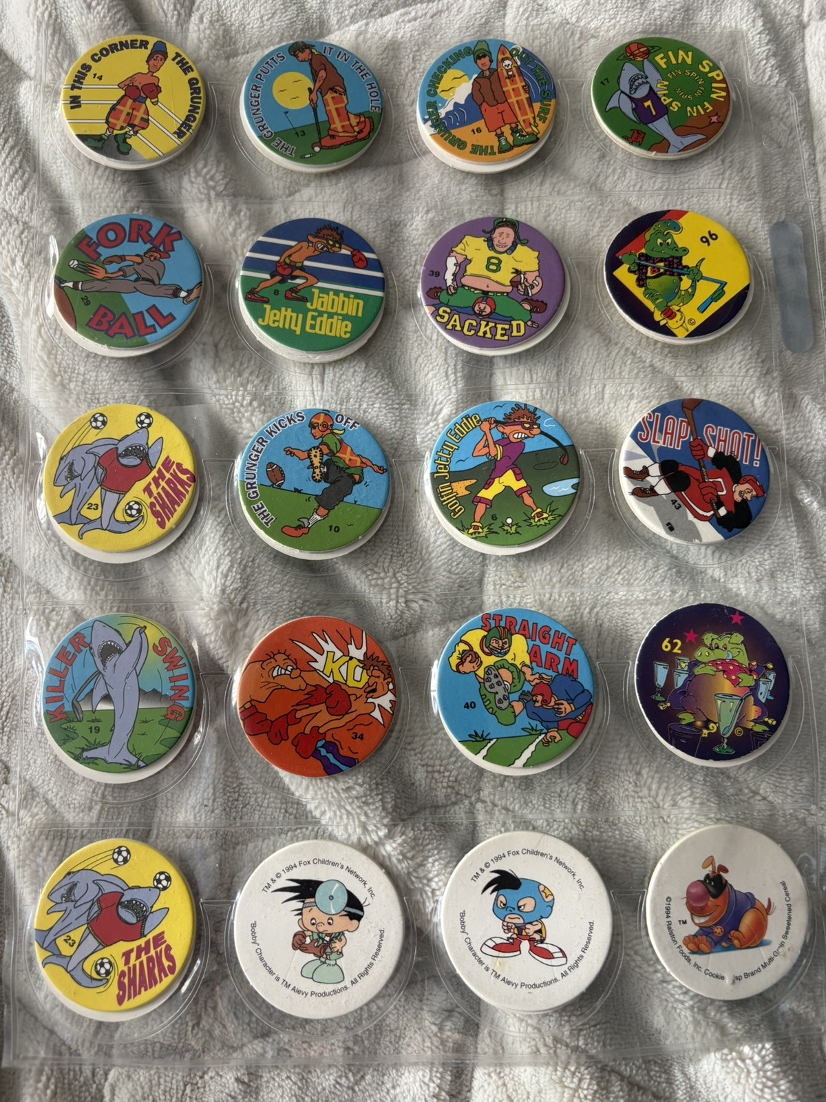Big POG Assortment 196 Pogs Rare 8 Ball Blade Religious Paychadelic Poison