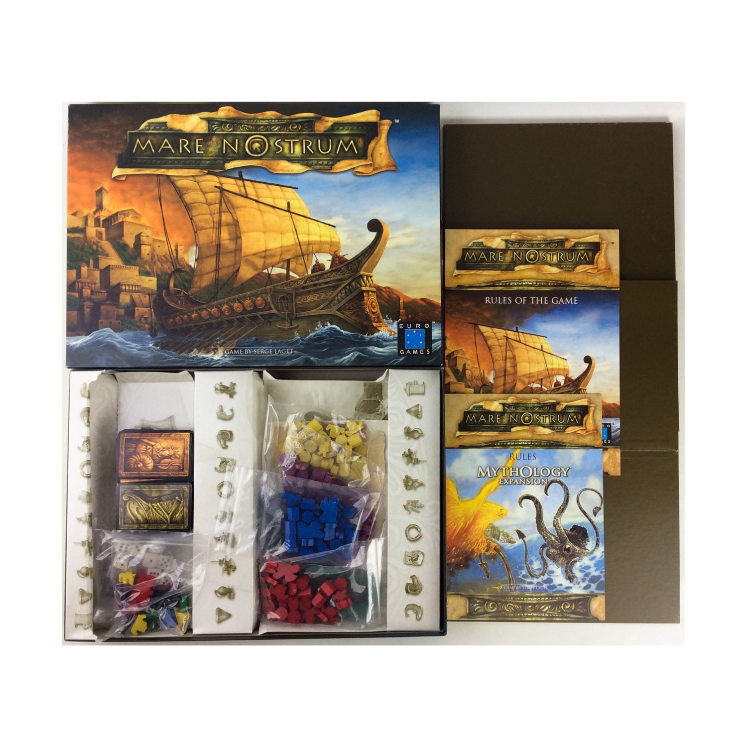Eurogames Boardgame Mare Nostrum w/Mythology Expansion! #2 Fair/EX