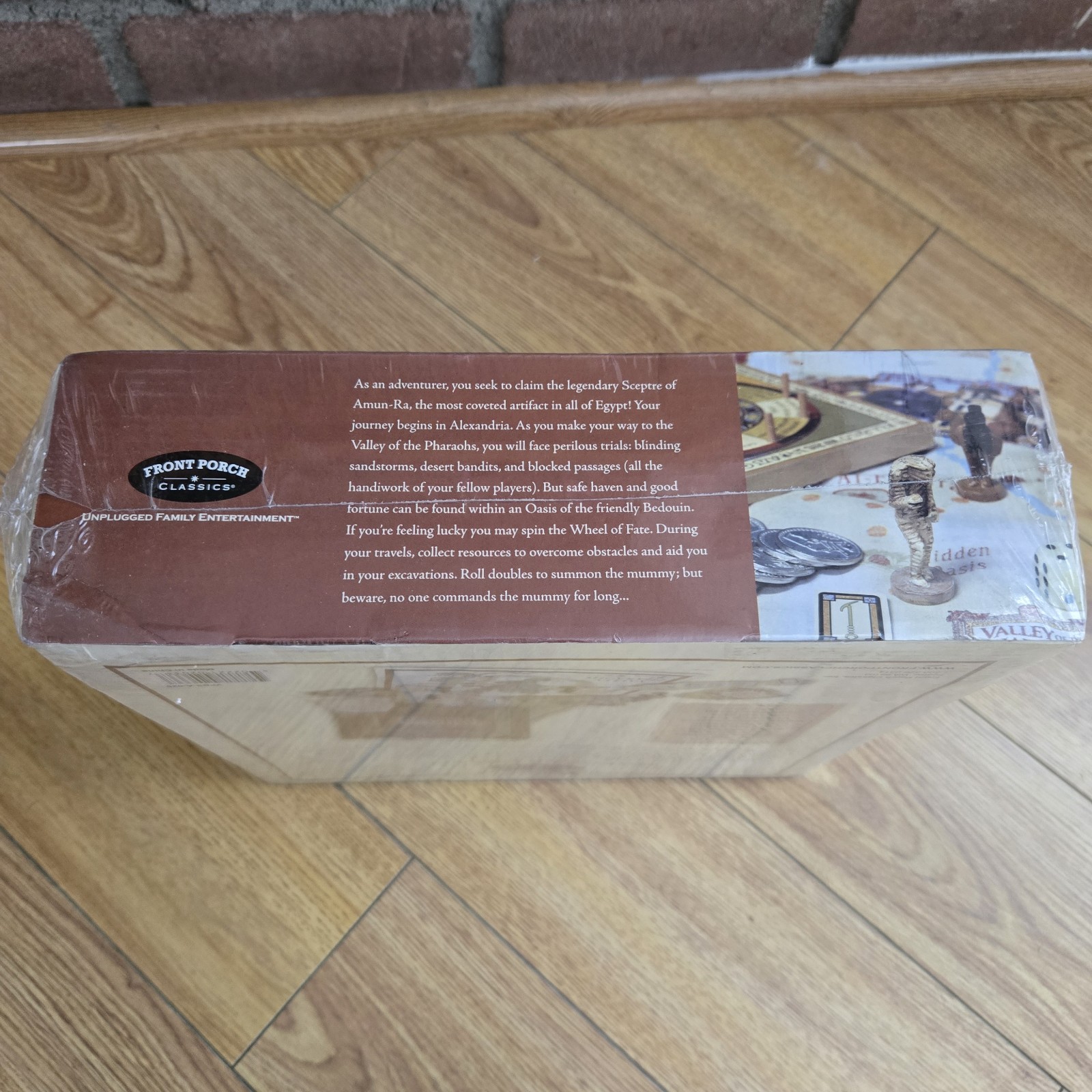 SEALED: Valley Of The Pharaohs Bookshelf Edition Front Porch Classics Wood Box
