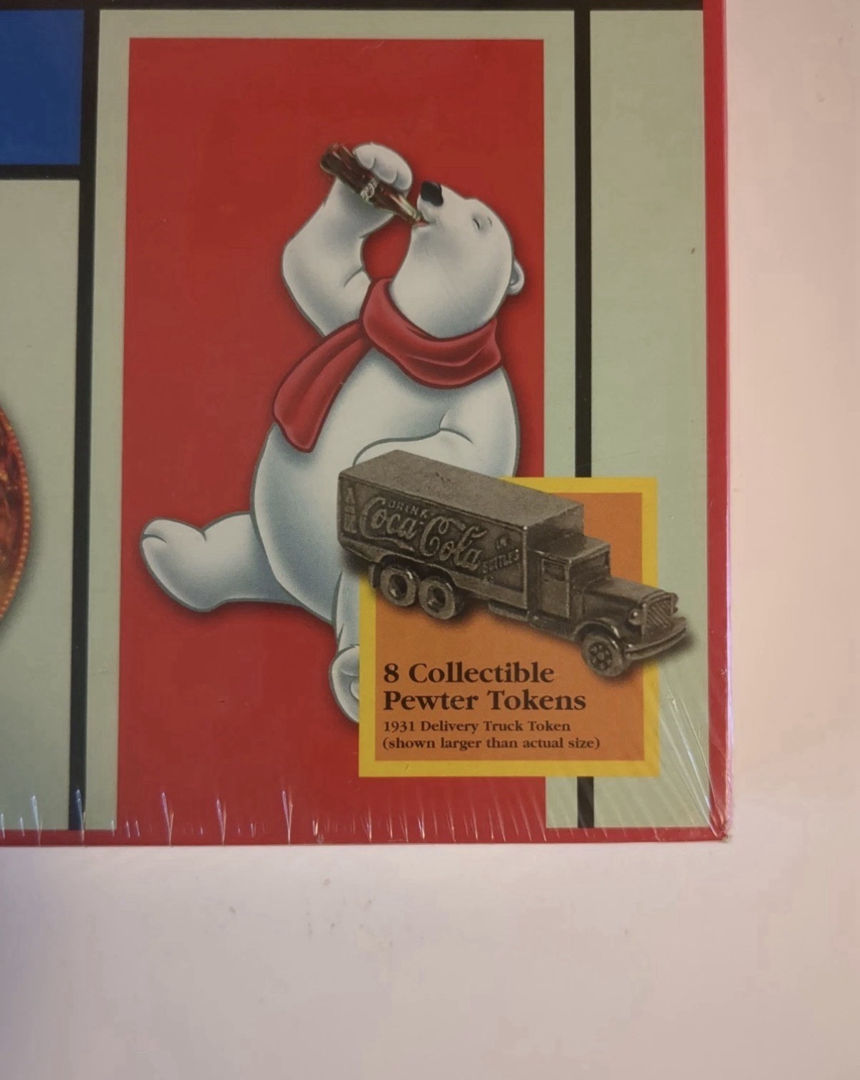 Monopoly Coca-Cola Collectors Edition Board Game Vintage 1999 Factory Sealed