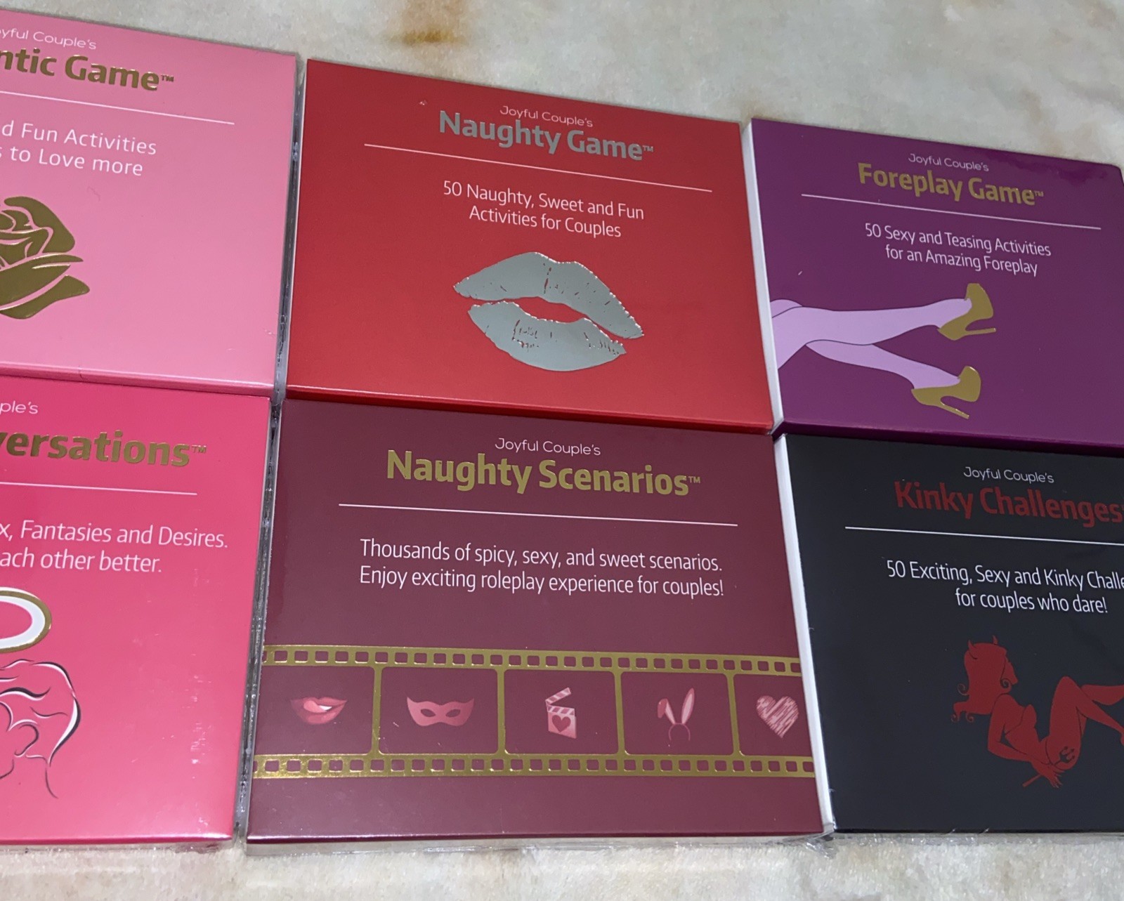 Lot of Sex Games Romantic Naughty Kinky Foreplay Couples Fantasies Activities