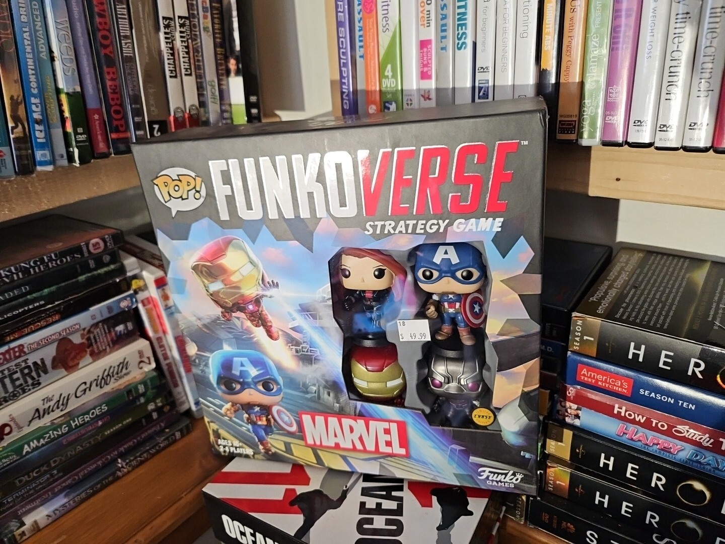 Funko Pop Games FUNKOVERSE MARVEL CHASE 100 4-Pack Strategy Game