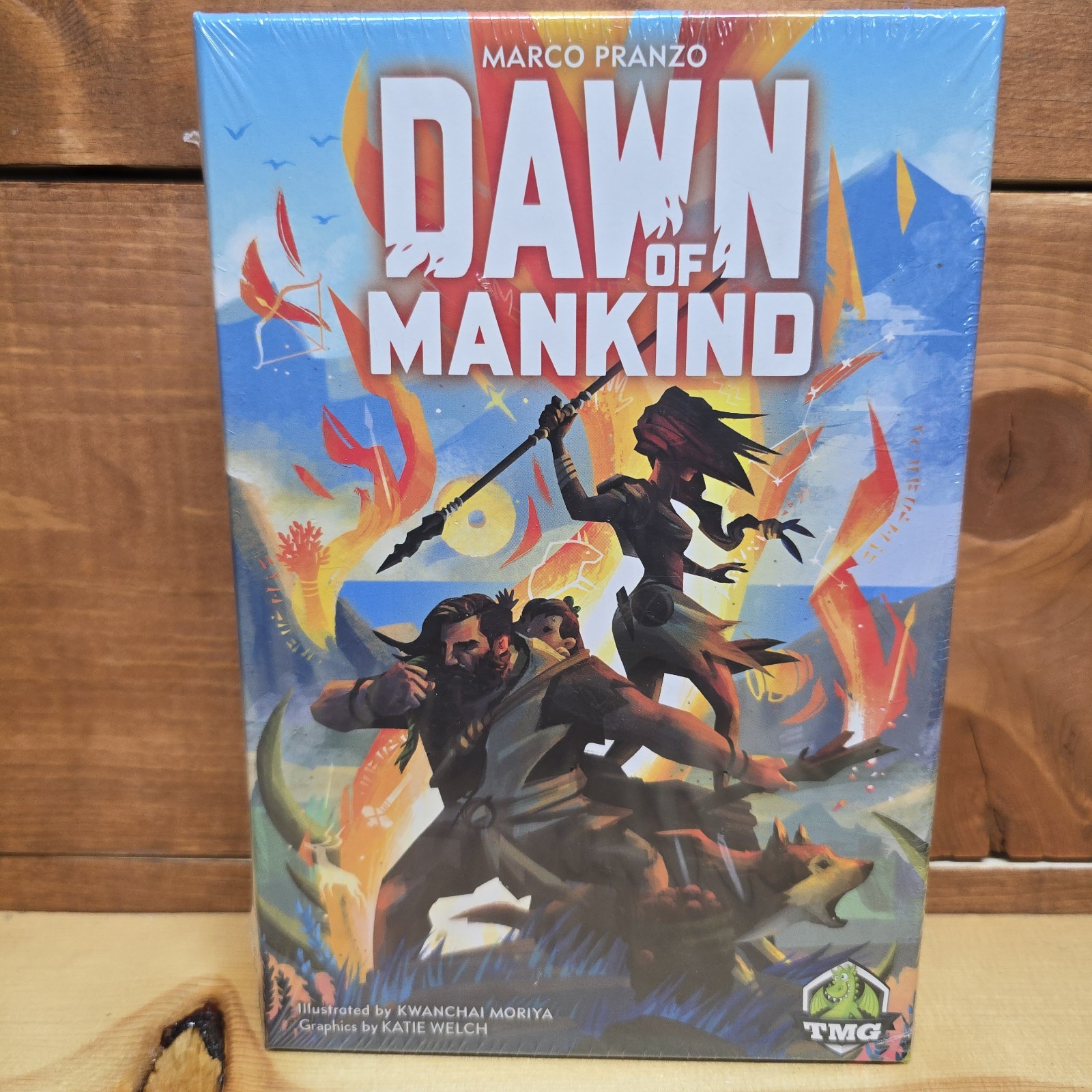 Dawn of Mankind Board Games Marco Pranzo Brand New Sealed TMG Indie Game