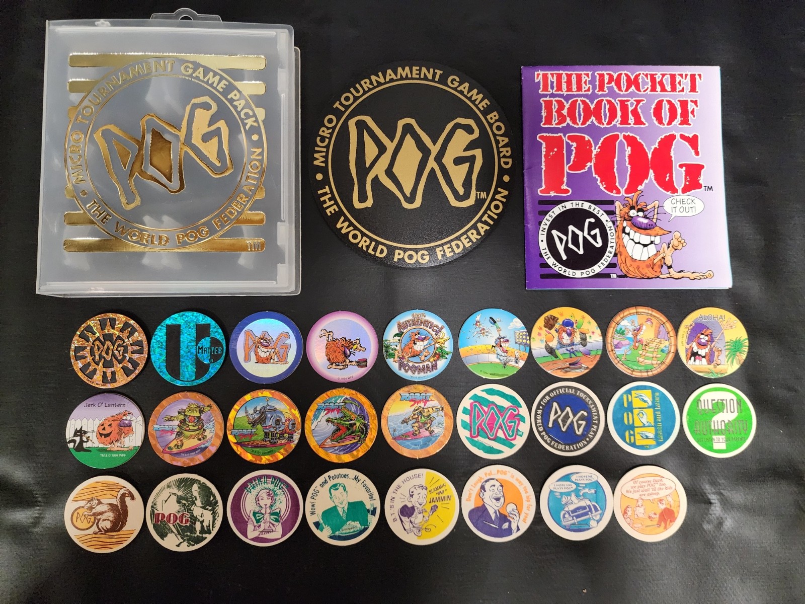 The World POG Federation Micro Tournament Game Pack 1994 Vintage Edition