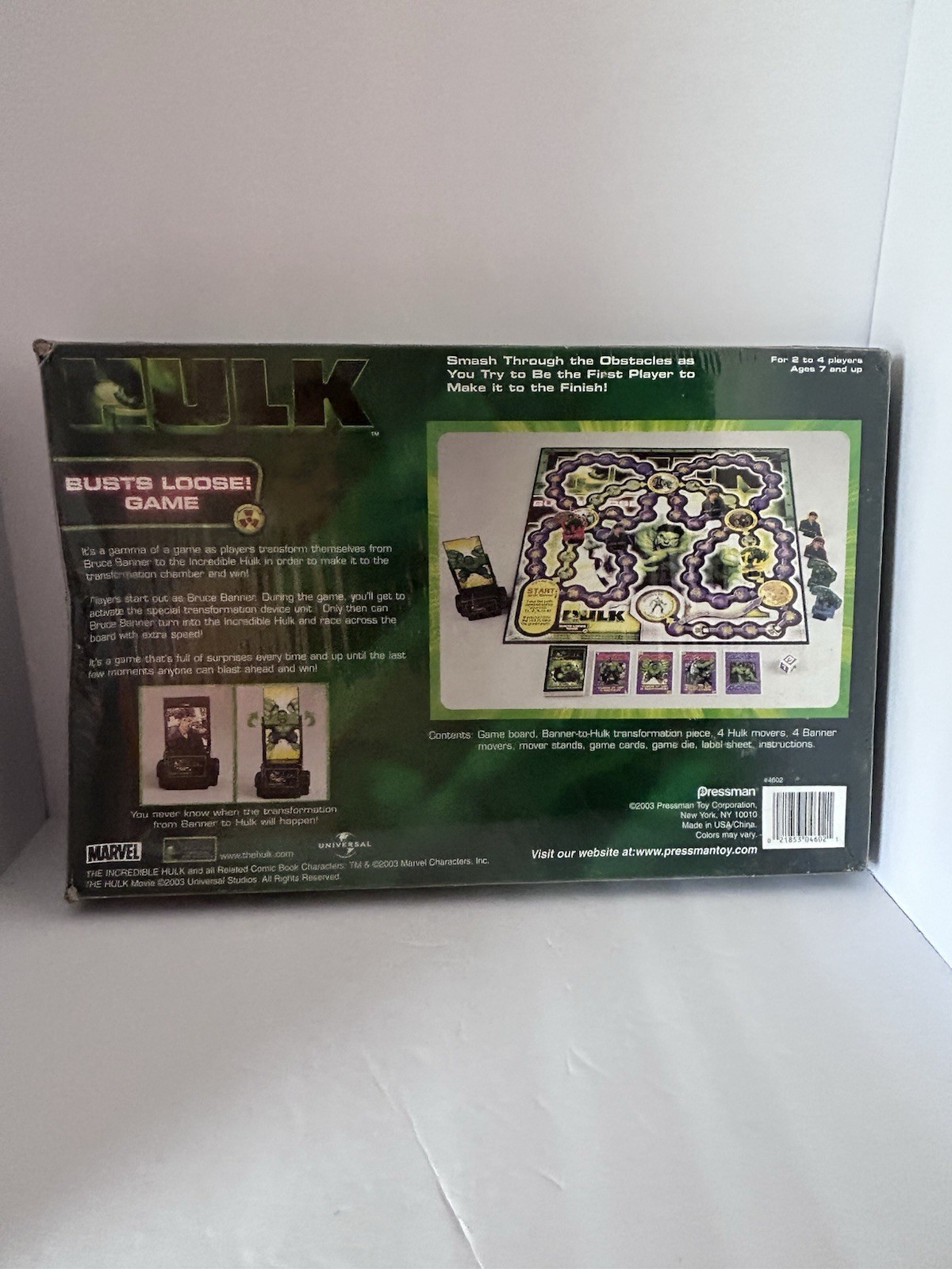 2003 Hulk Busts Loose Game By Pressman New Sealed