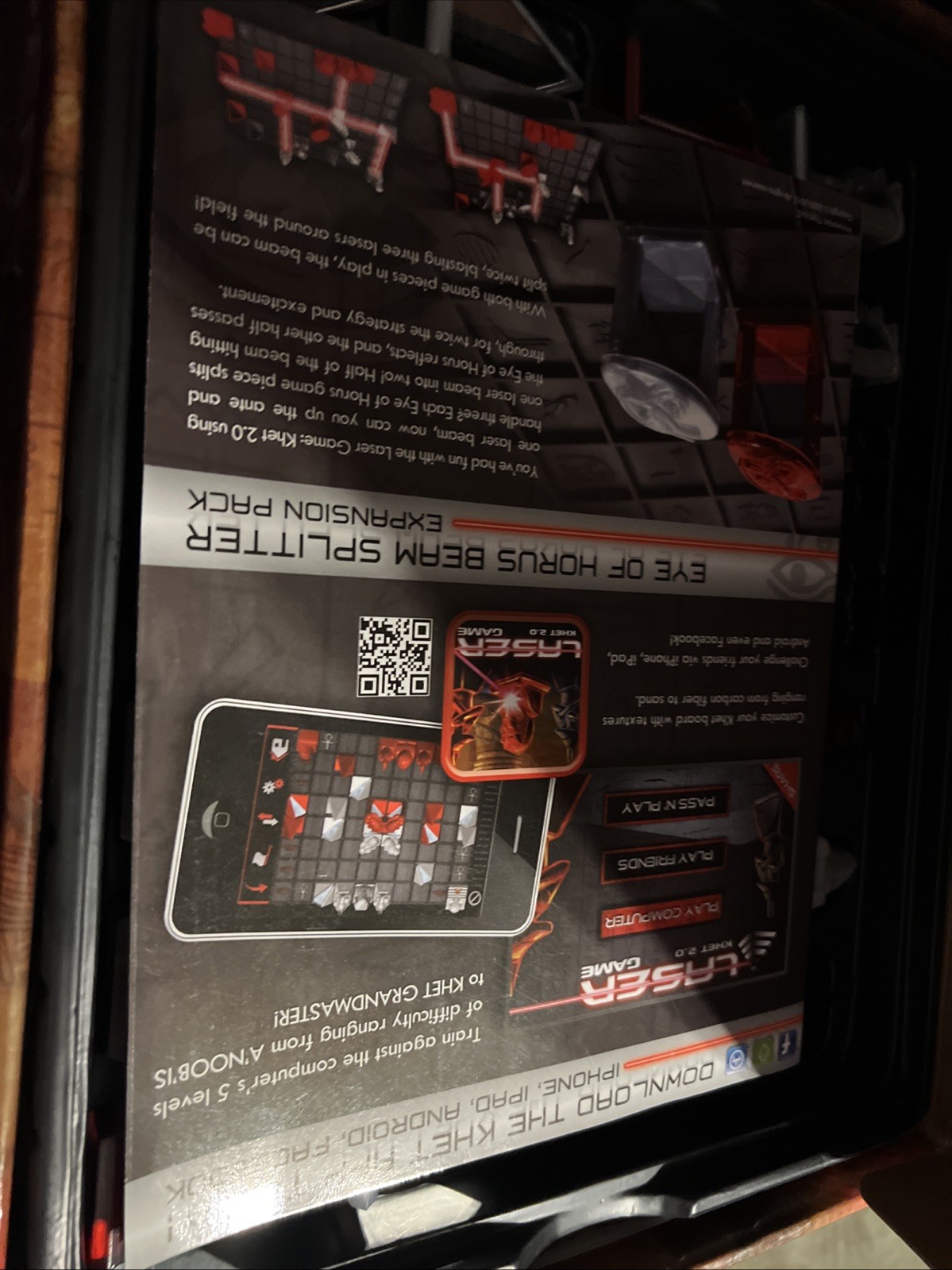 LASER Khet 2.0 Board Game Strategy Mensa Select Toy of the Year InComplete