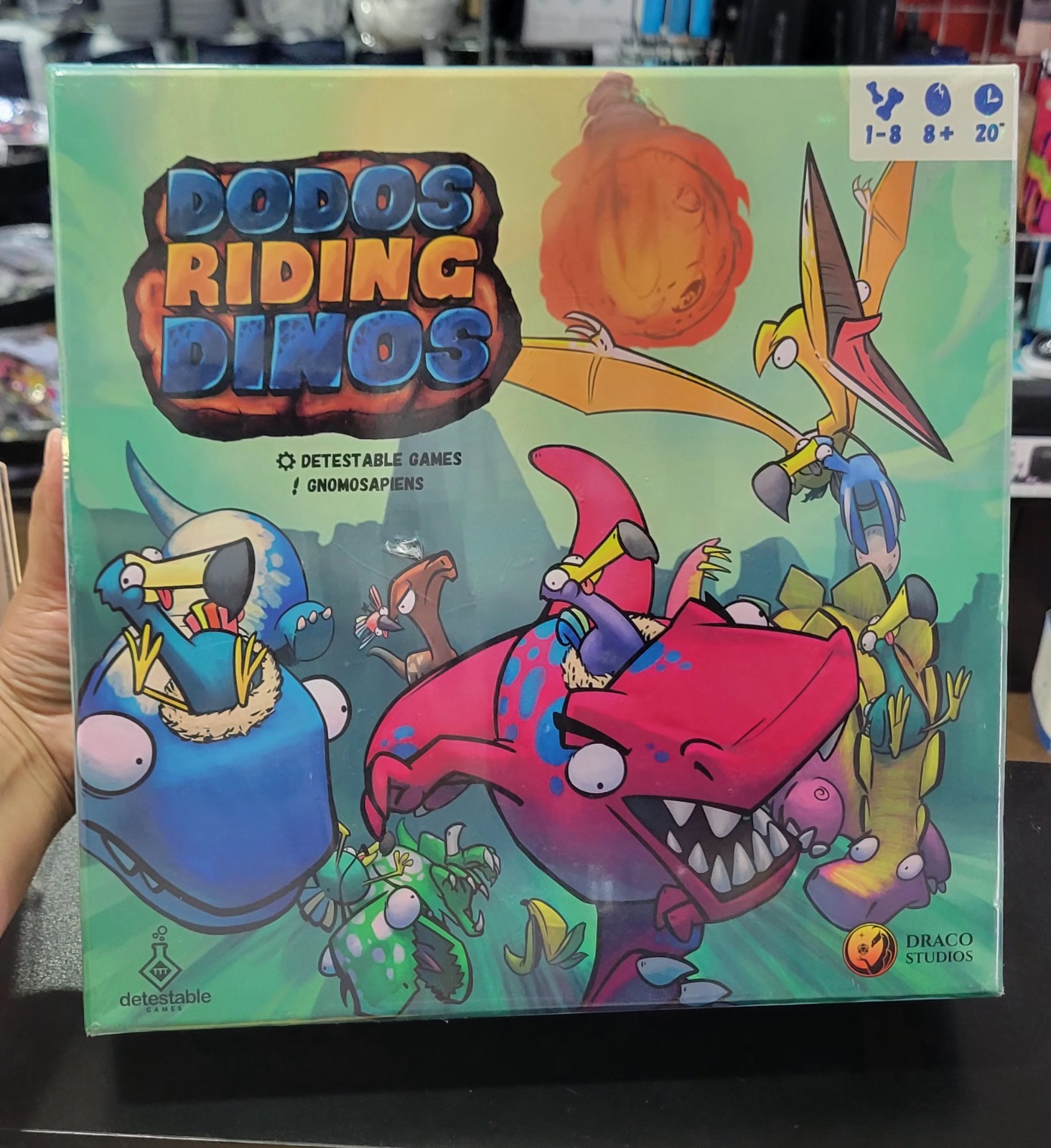 Dodos Riding Dinos Board Game- Brand New Sealed