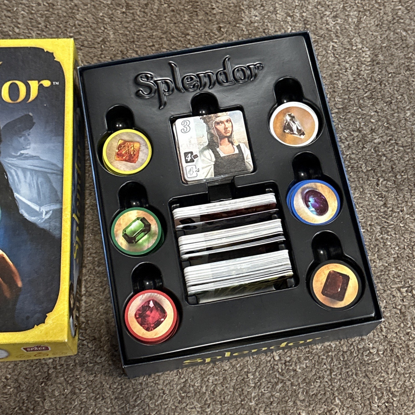 Splendor Game By Marc Andre The Greatest Gemstone Merchants Complete