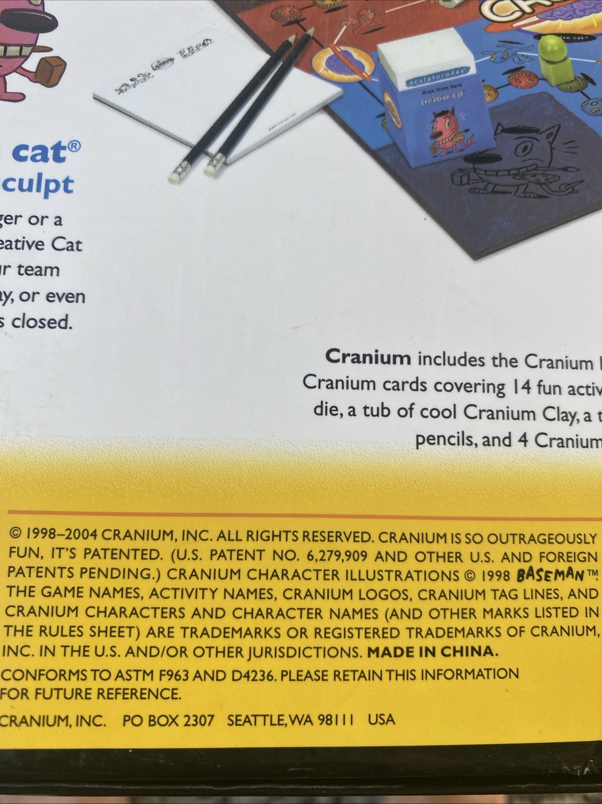 Cranium Adult And Teen Board Game Preowned Good Condition