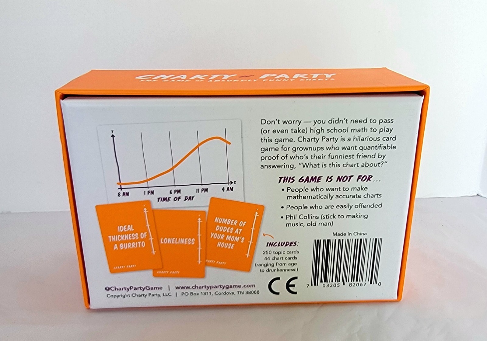 Charty Party The Game of Absurdly Funny Charts Adult Card Game Complete