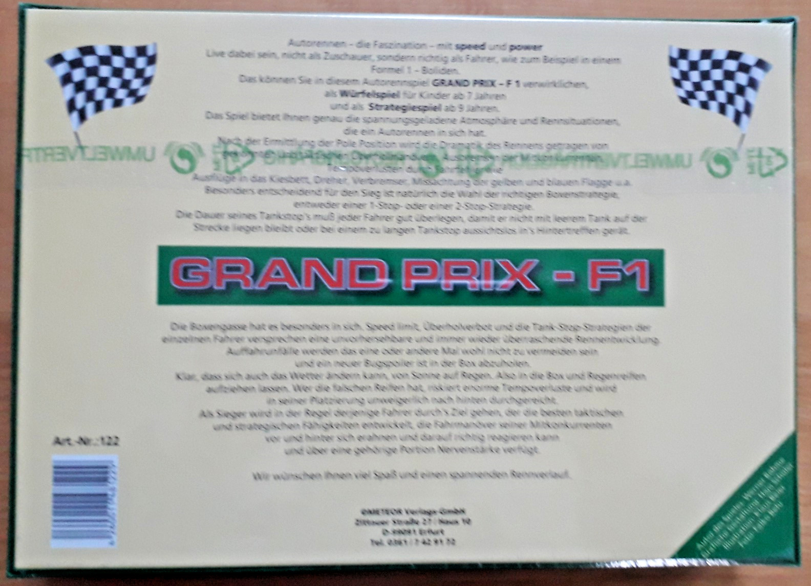 Grand Prix – F 1 – by Meteor – from 2002 – still original sealed!