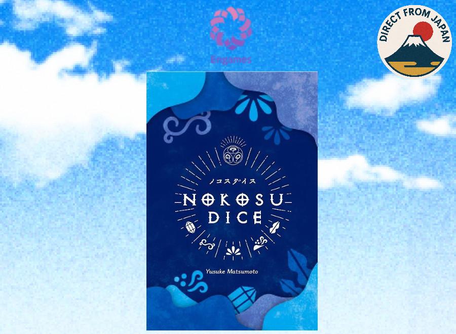 Engames Nokosu Dice Board Game Card Trick Taking Japan Yusuke Matsumoto