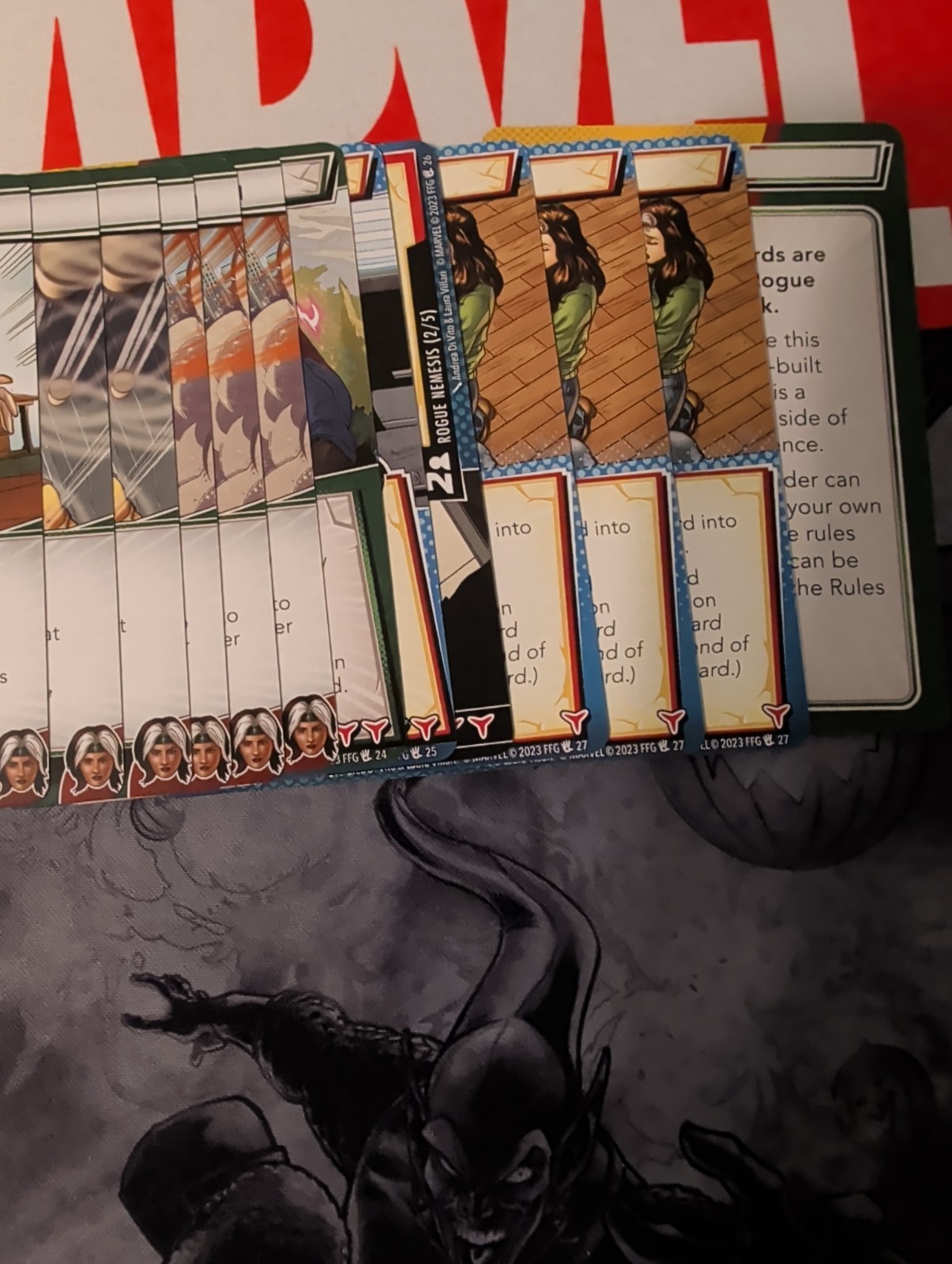 Marvel Champions LCG – Rogue Hero Cards ONLY