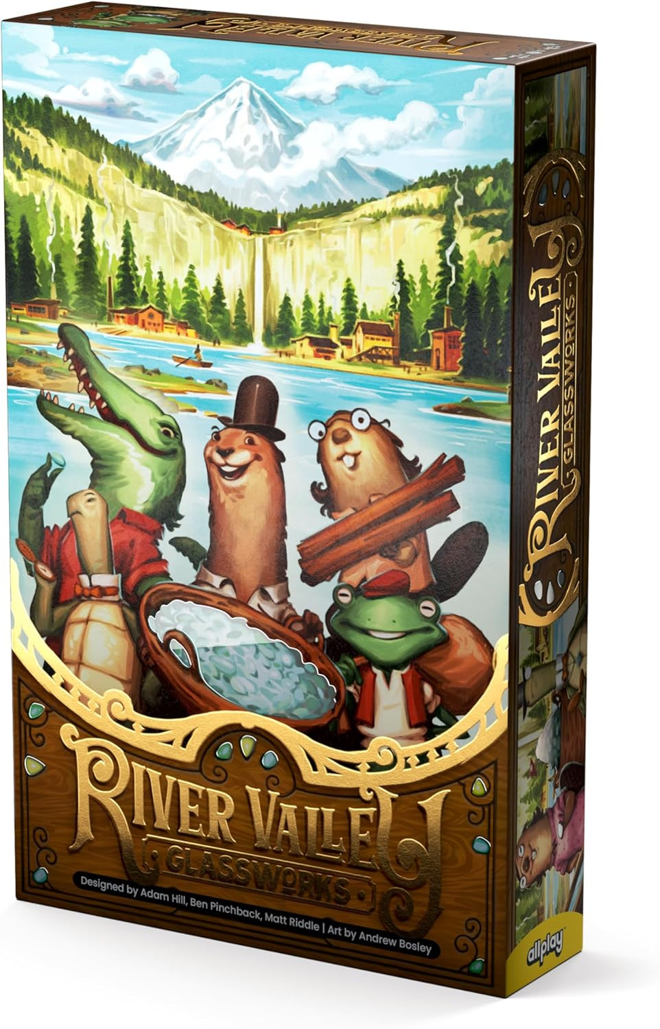 – River Valley Glassworks Deluxe Edition Board Game for Families and Adults – Co
