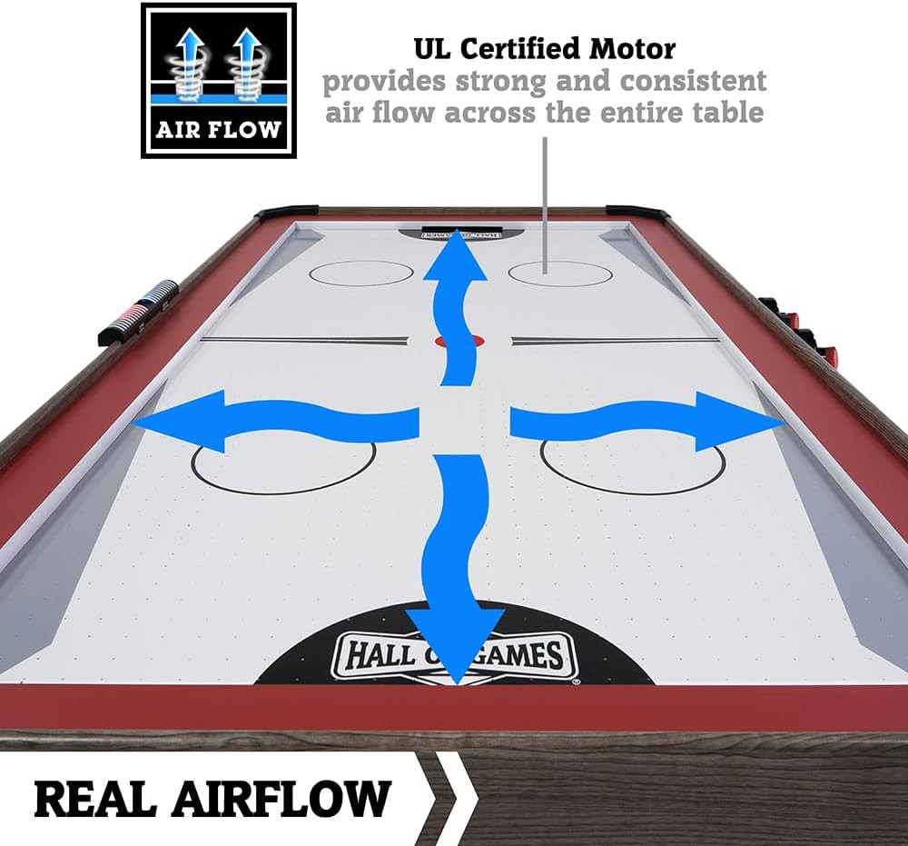 Air Hockey Table with Electronic Scoring – Fun for Family Game Rooms!