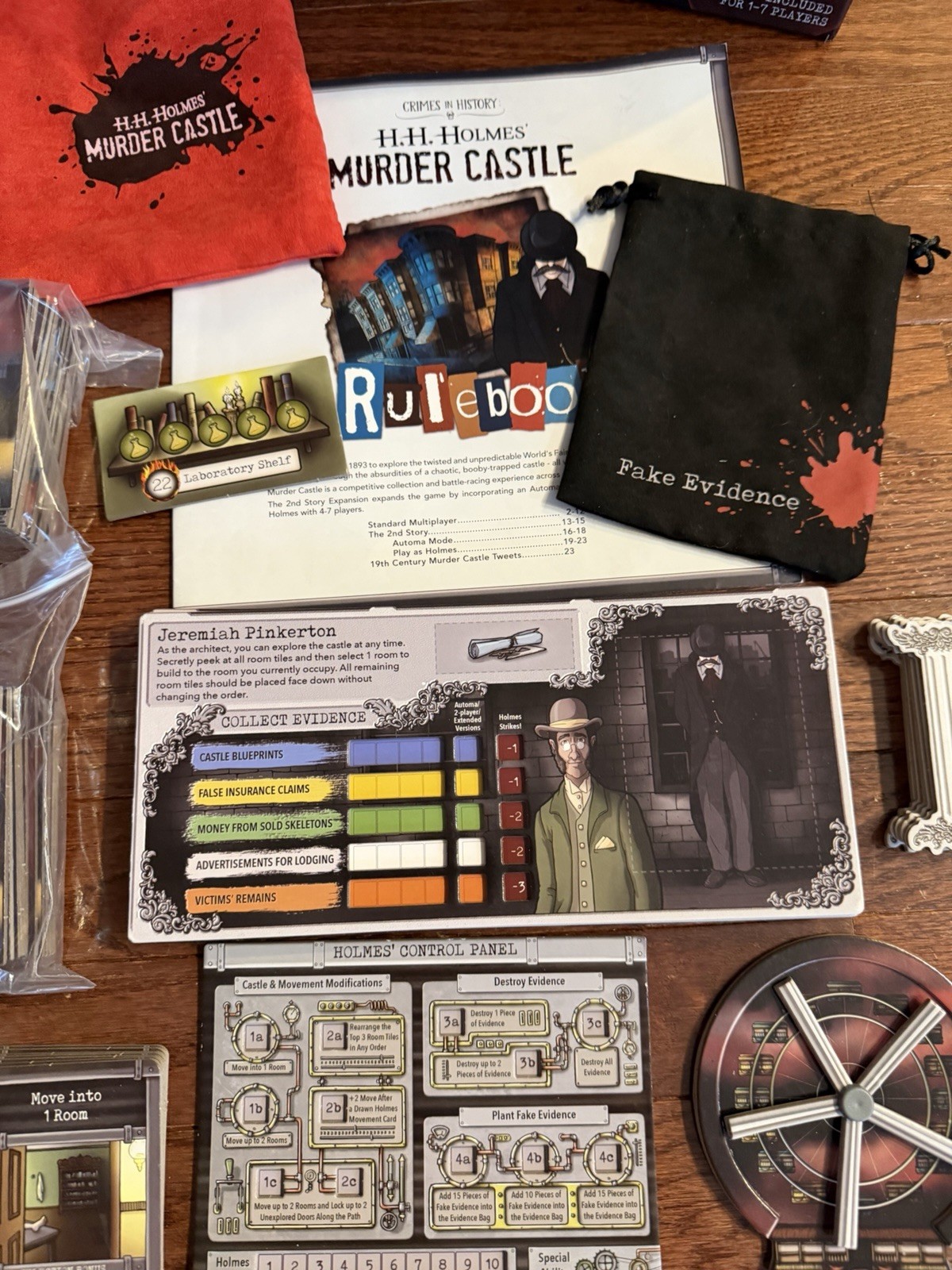 H.H. Holmes’ Murder Castle with 2nd Story edition, Strategy Game. Complete!