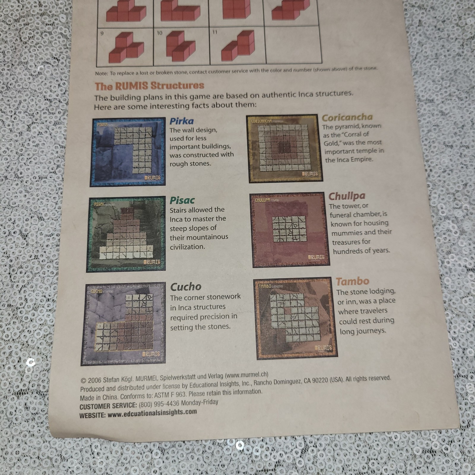 Rumis Board Game 3D Strategy Outbuild Outsmart COMPLETE Educational Insights