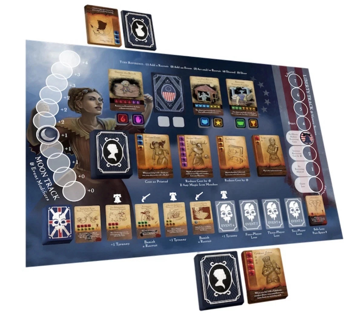 Witches of the Revolution Board Game Atlas Games New Sealed Co-Op Deck Building