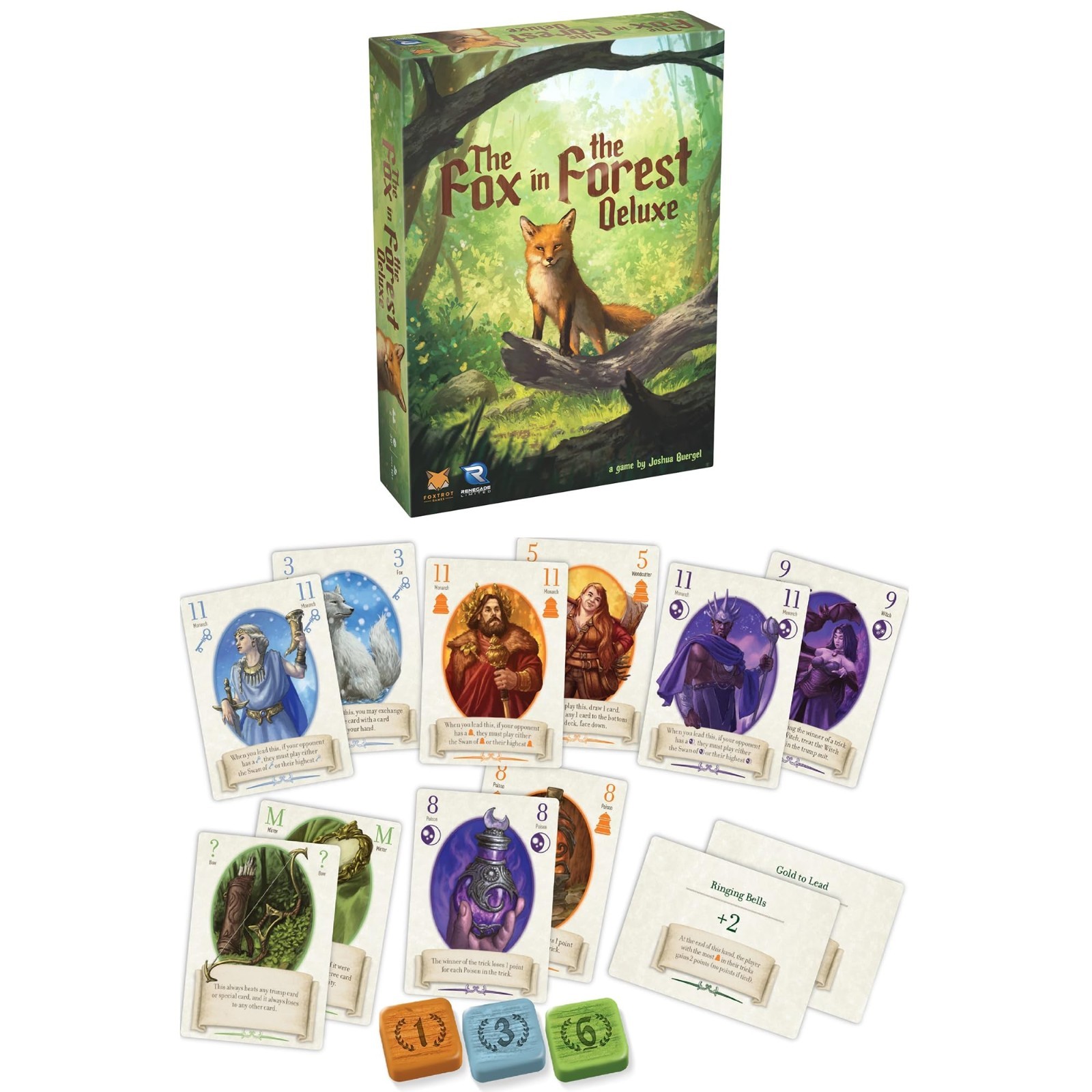 Deluxe 2 Player Trick-Taking Card Game – Fox in the Forest – Fun Strategy Game