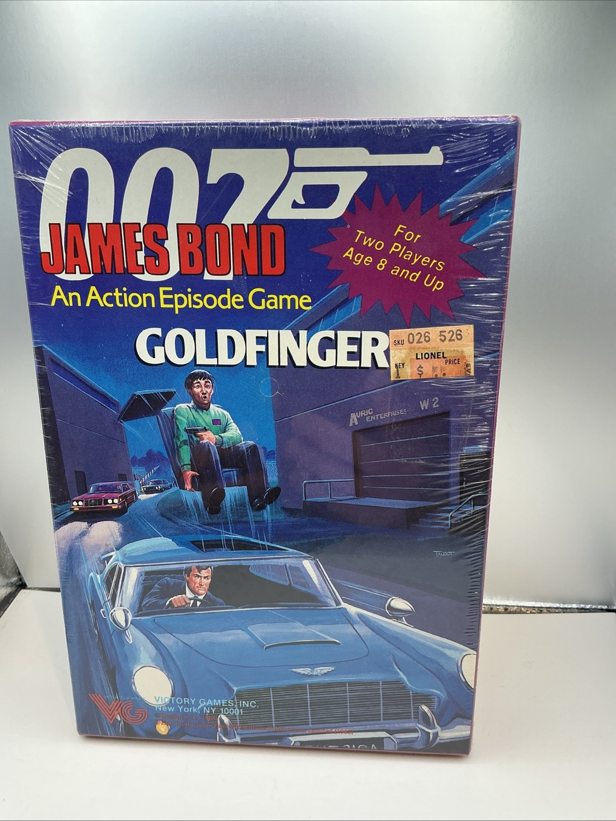 Action Episode Game, 007 James Bond, Goldfinger, Victory Games 1985 Sealed HTF