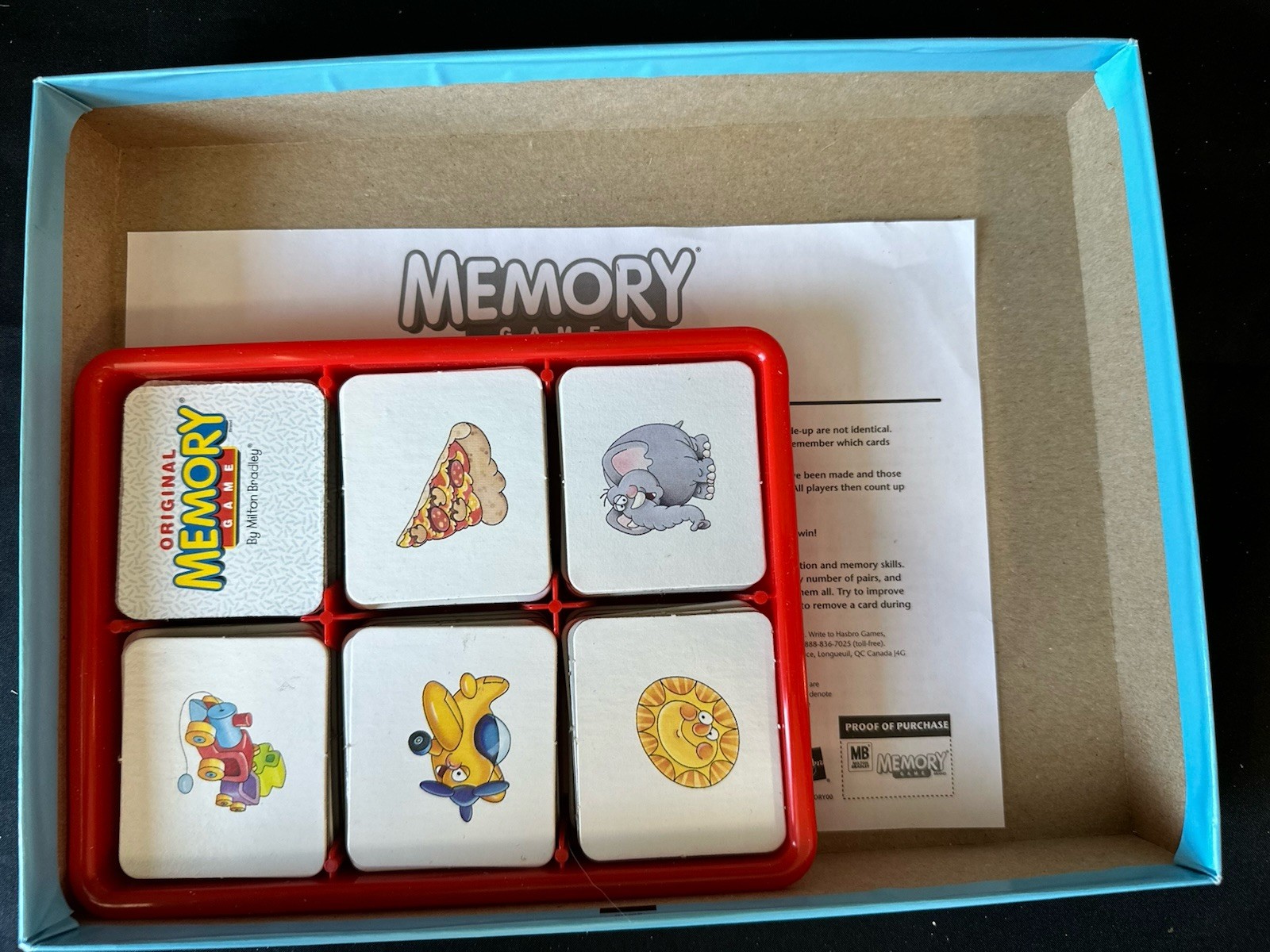 Original Memory Game Milton Bradley 2005 Complete Nostalgia Preschool 3+ Vintage