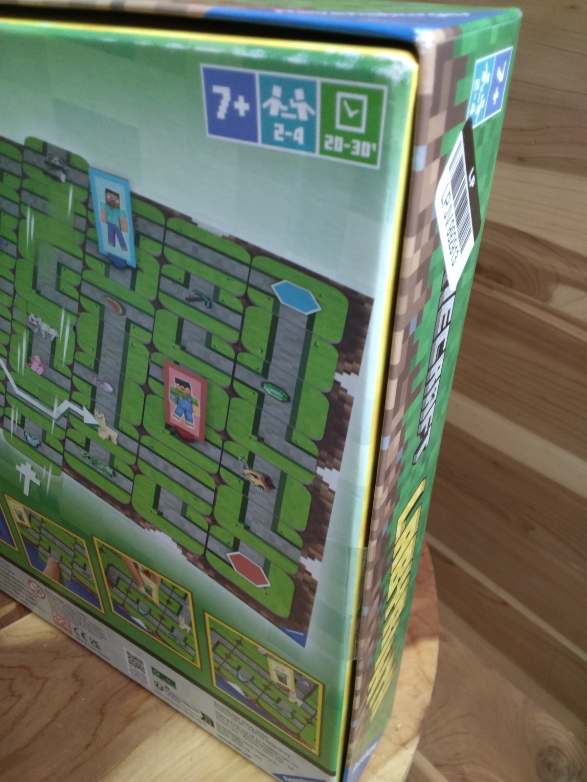 Minecraft Labyrinth Board Game 2-4 Players Age 7 An Up Sliding Maze Mechanics