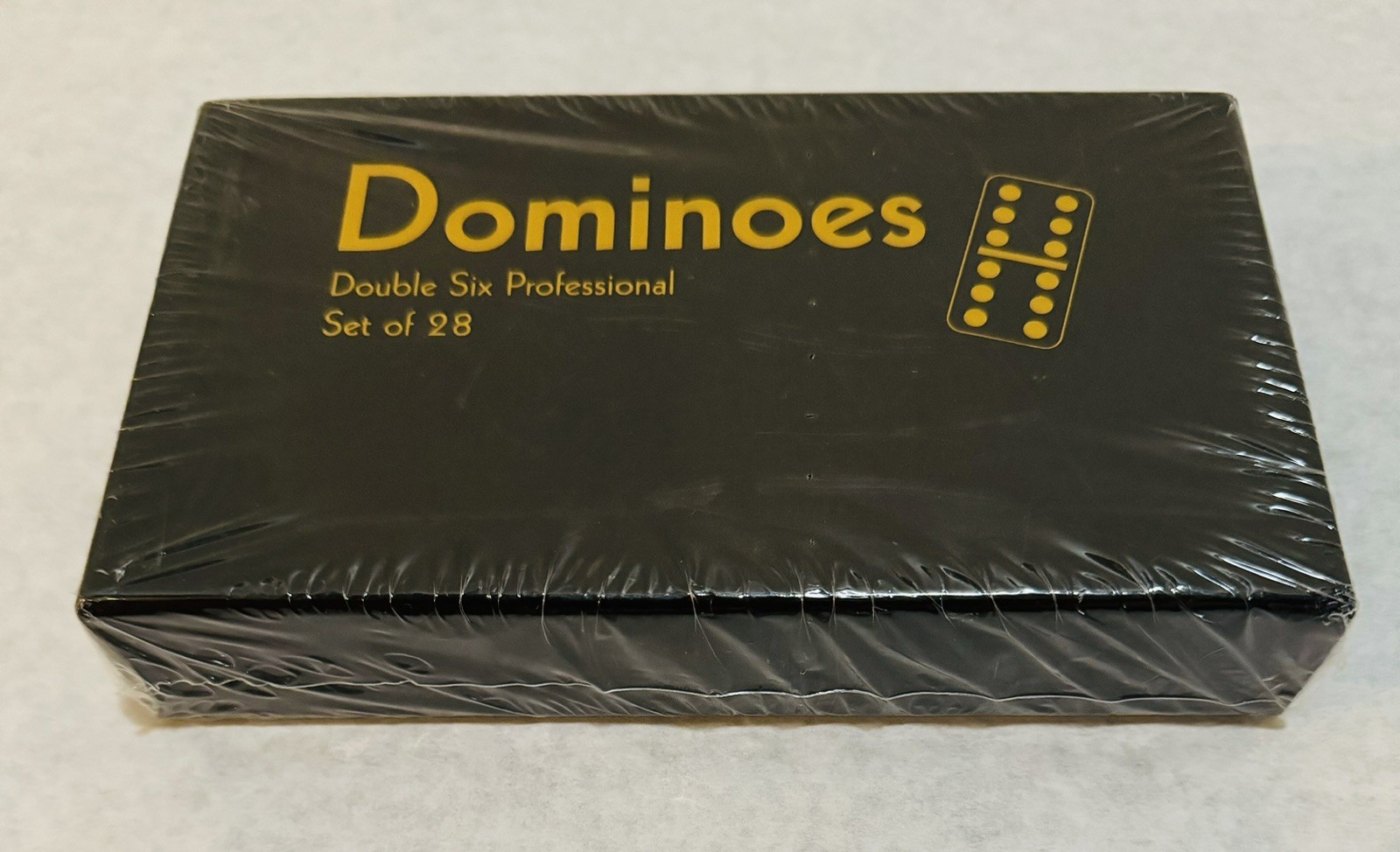 Dominoes Double 6 Six Professional Size Ivory Color Tile