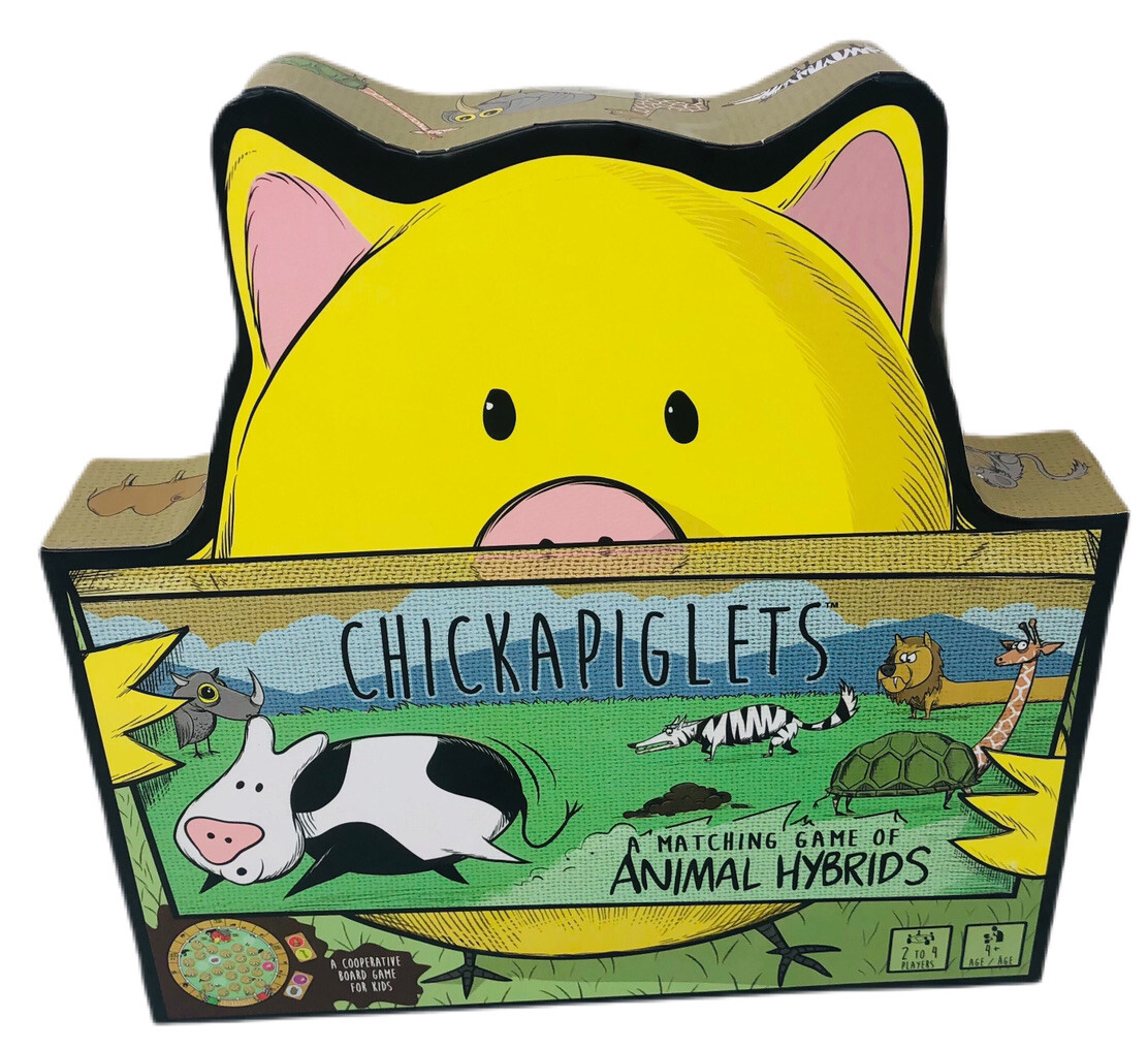 Chickapiglet Board Game Matching Game of Animal Hybrids Problem Solving Age 4+
