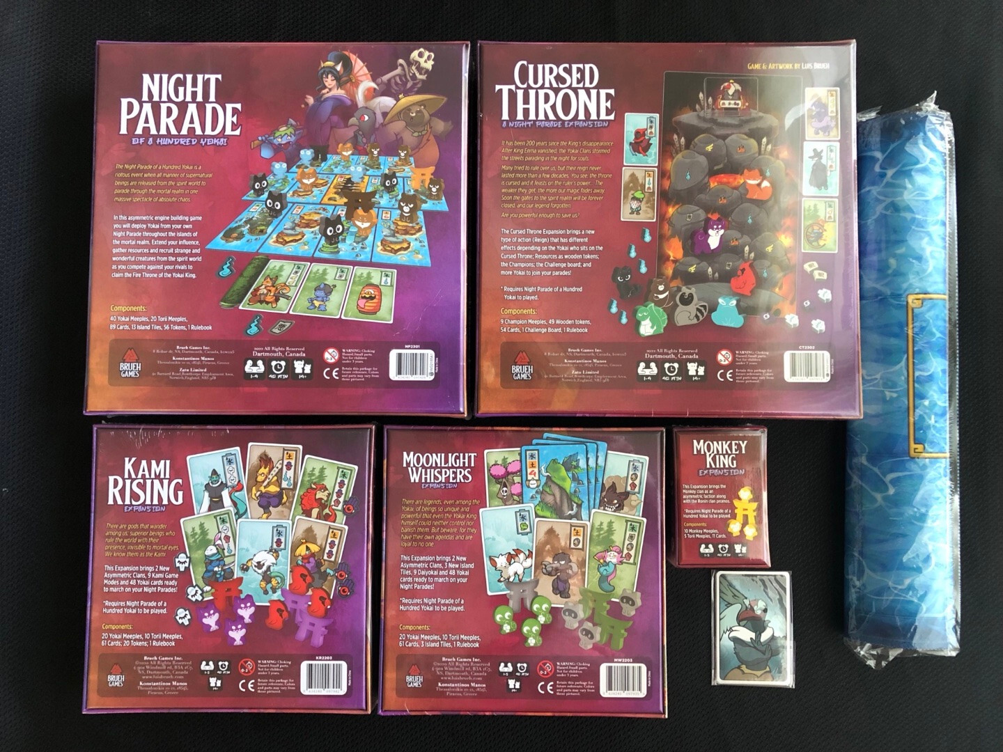 NIGHT PARADE of a Hundred Yokai + All Expansions + Playmat – New/Sealed