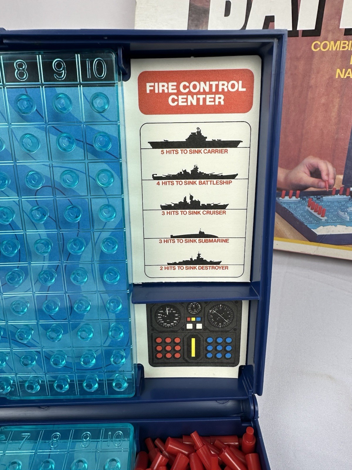 1978 Battleship Game by Milton Bradley Complete in Good Condition