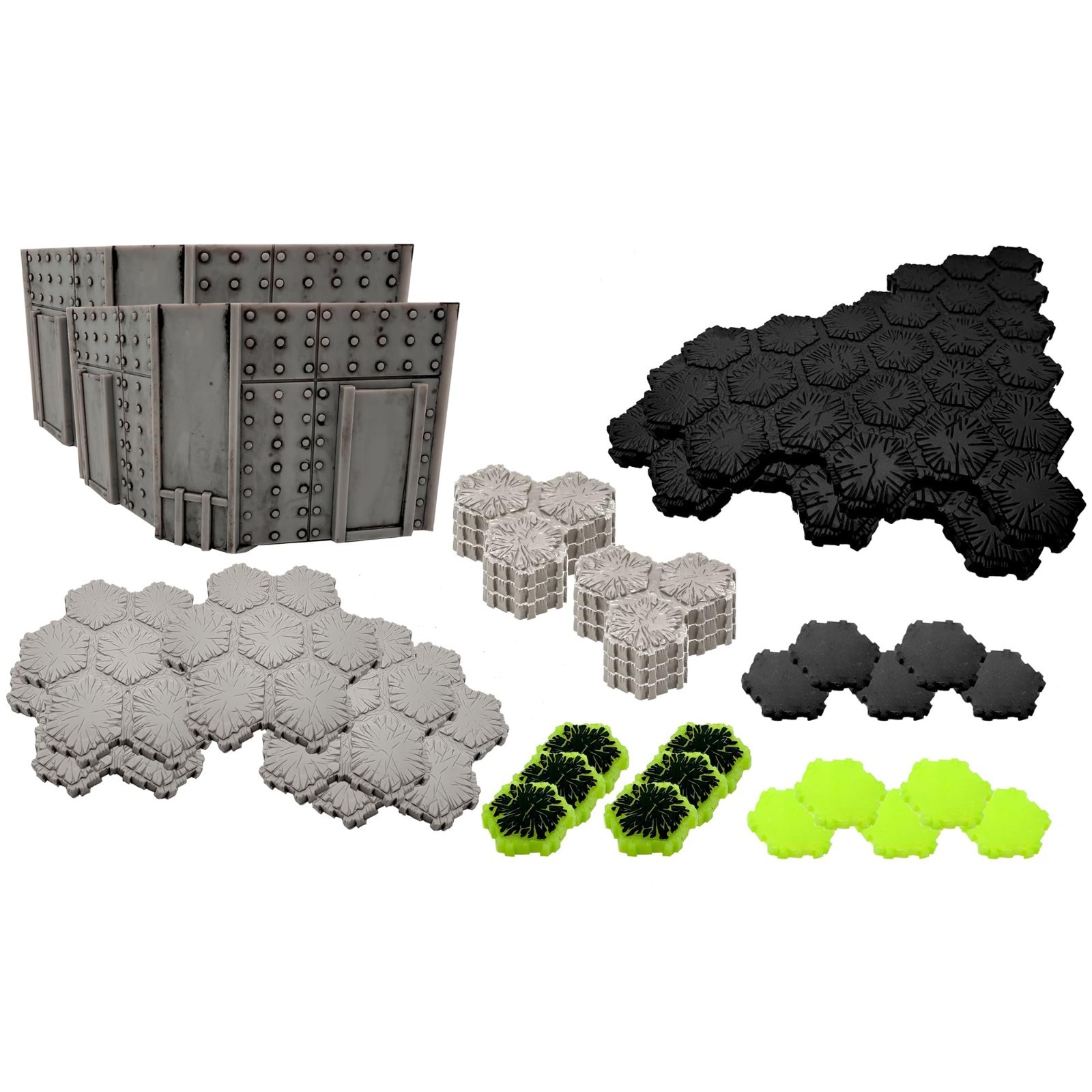 Tactical Board Game – G.I. Joe Heroscape Rumble at The Rift, 8 Miniatures & Hex