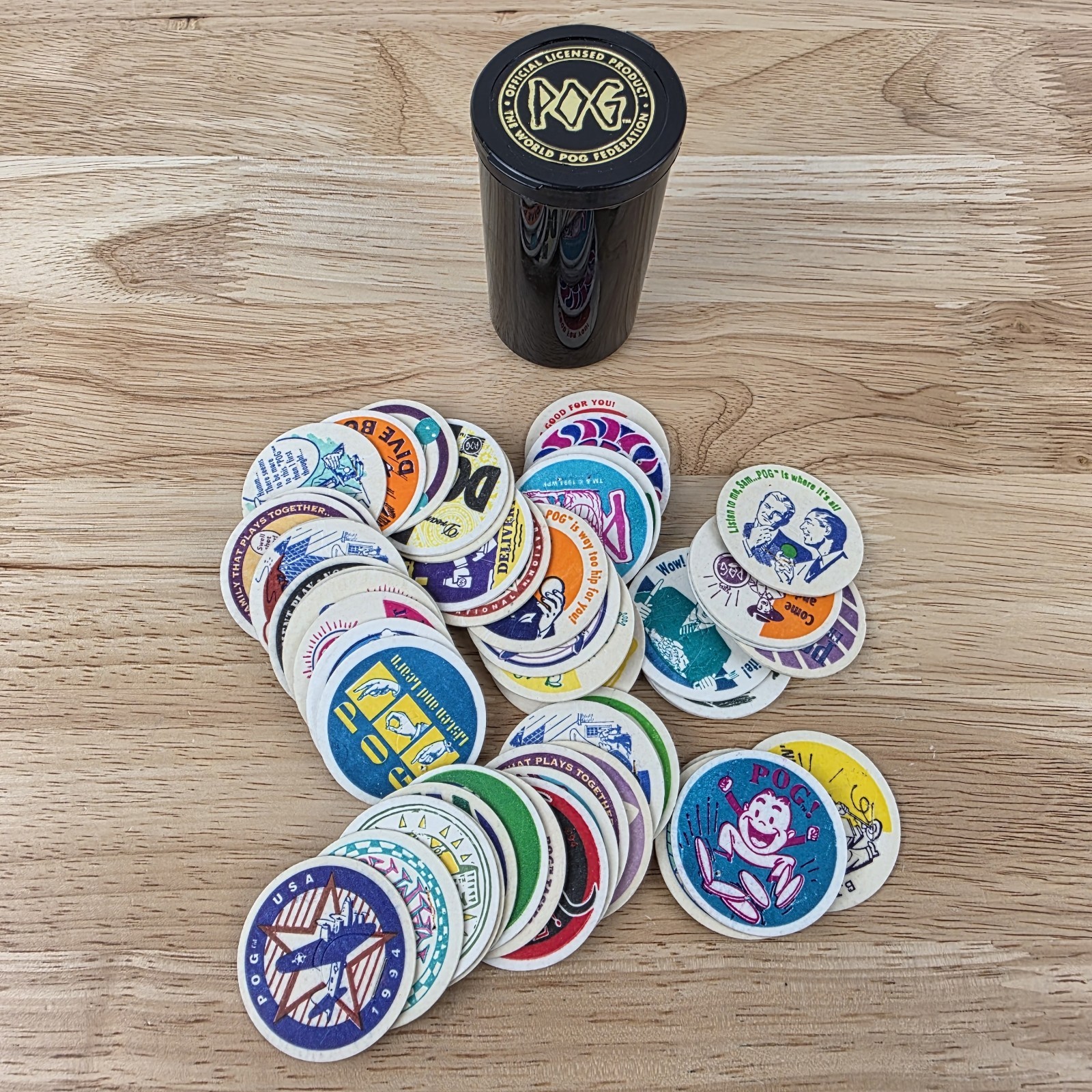 Vintage POG the Game World POG Federation Milton Bradley 1994