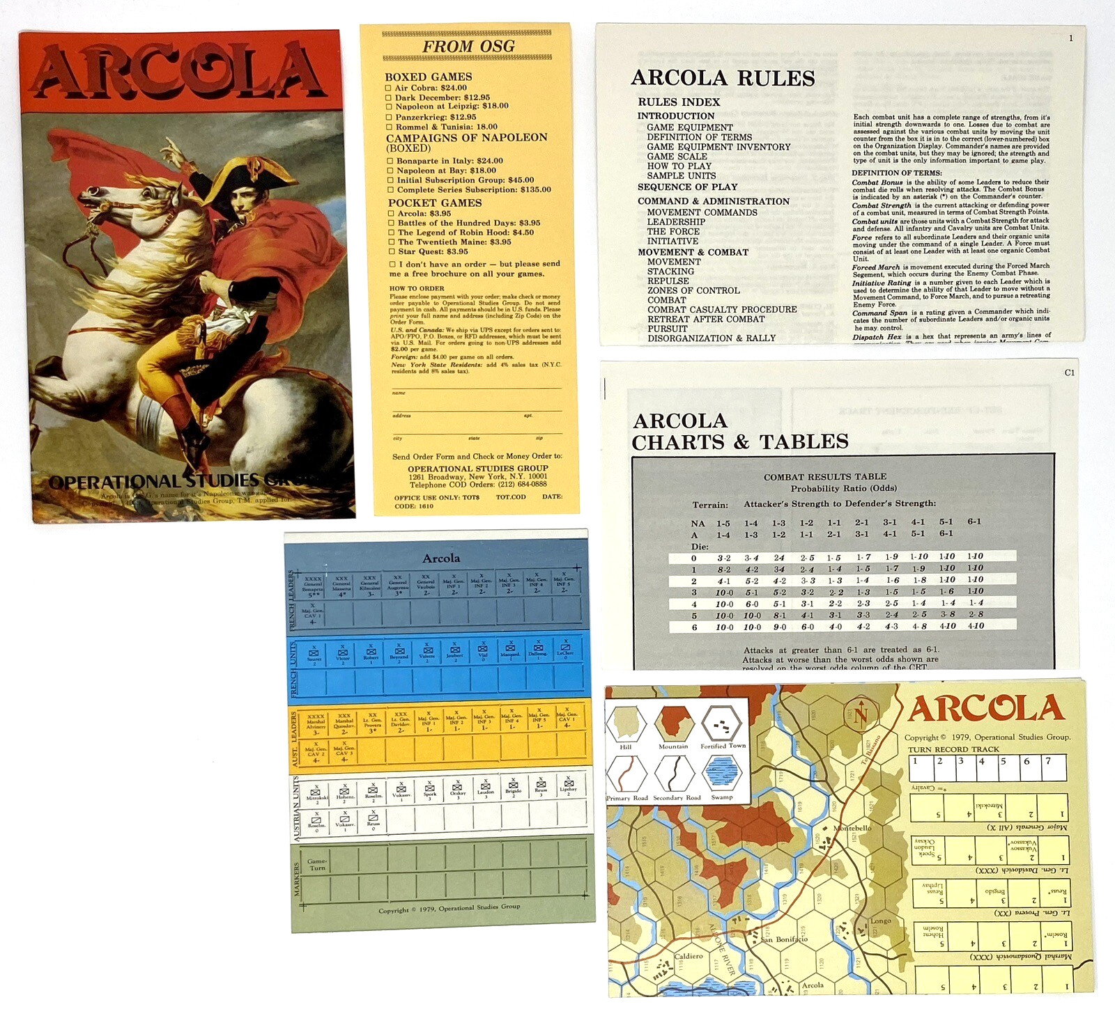 1979 OSG Wargames: Arcola, Battles of The Hundred Days, The 20th Maine