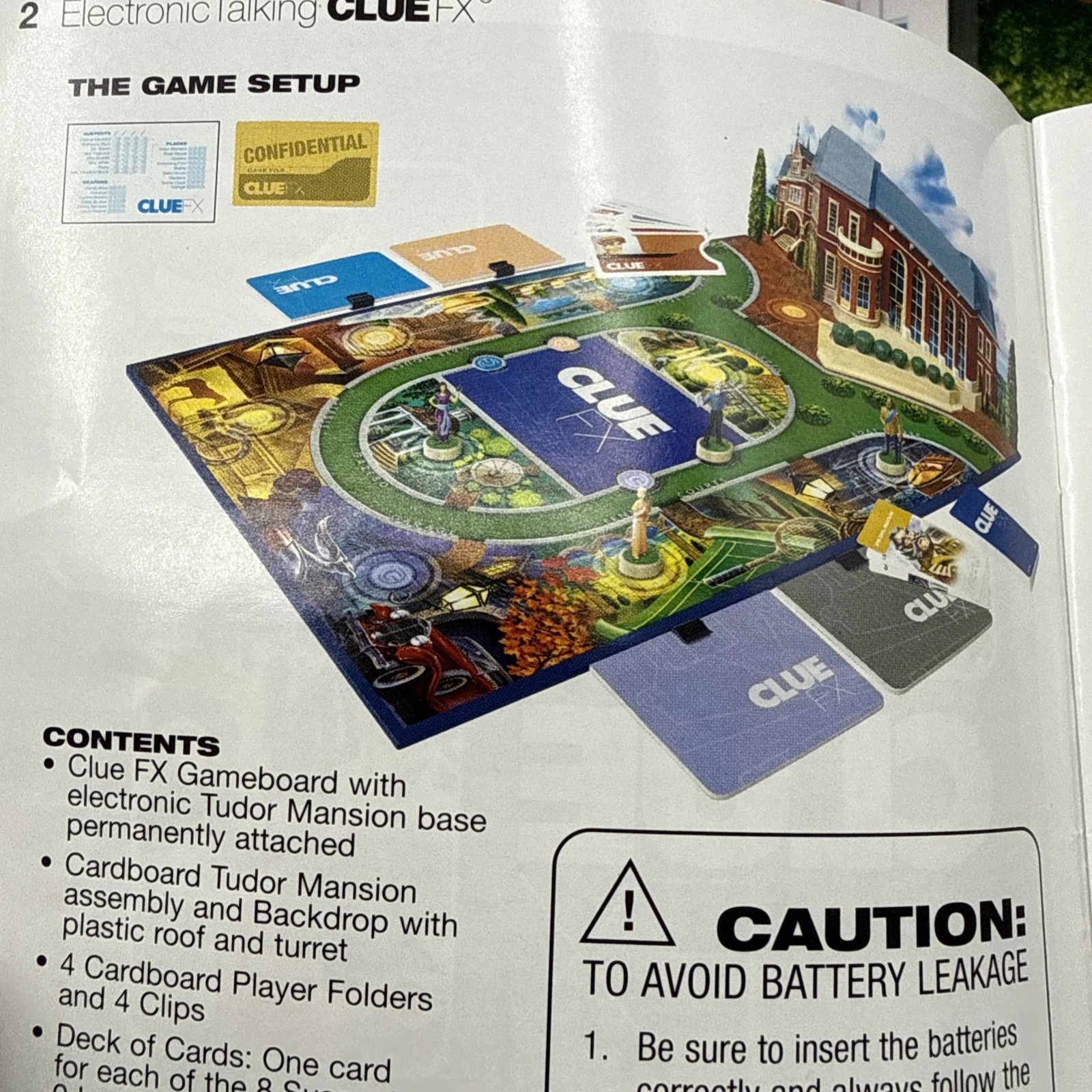 CLUE FX Electronic Talking Board Game 2003 Parker Bros COMPLETE