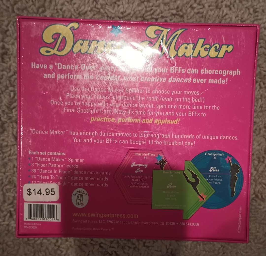 NEW IN ORIGINAL PACKAGE THE PAJAMA PARTY GAME (DANCE MAKER)