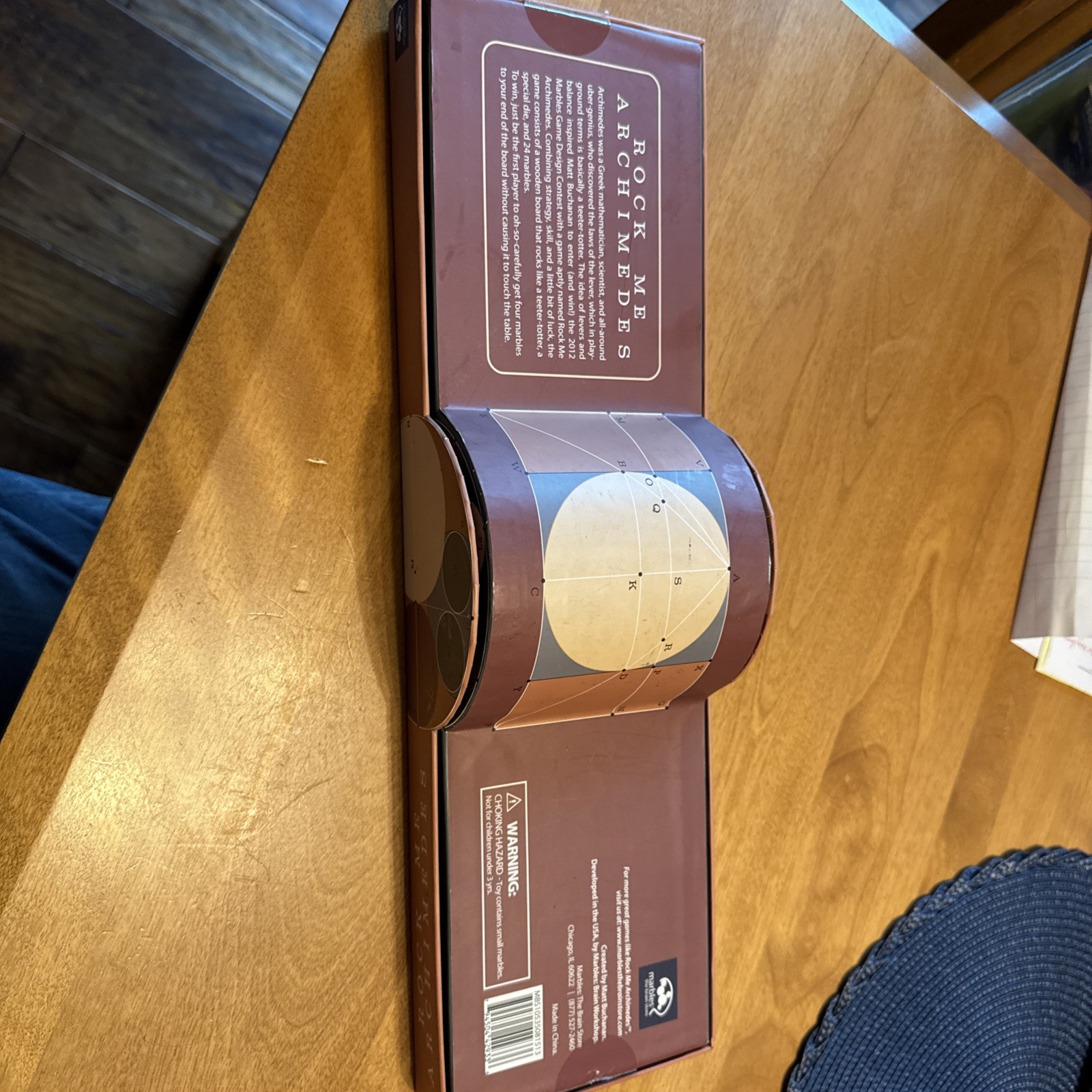 Rock Me Archimedes Marbles Brain Workshop Board Game (Used)