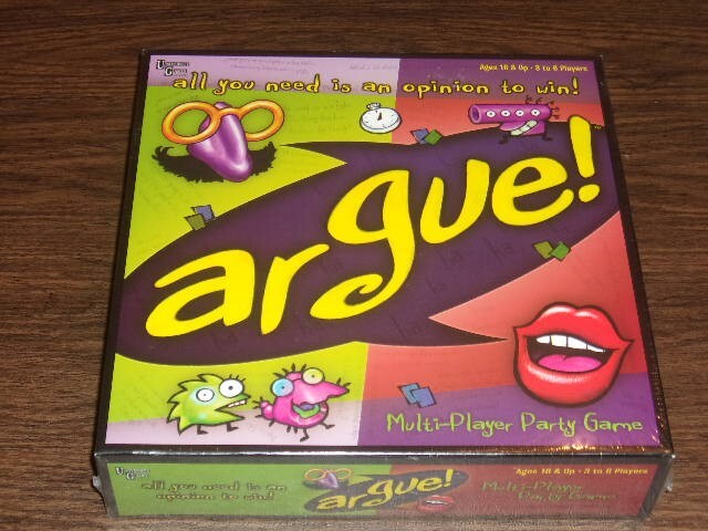 NIB 2017 Argue! Multi-Player Party Game Opinions & Arguments By University Games