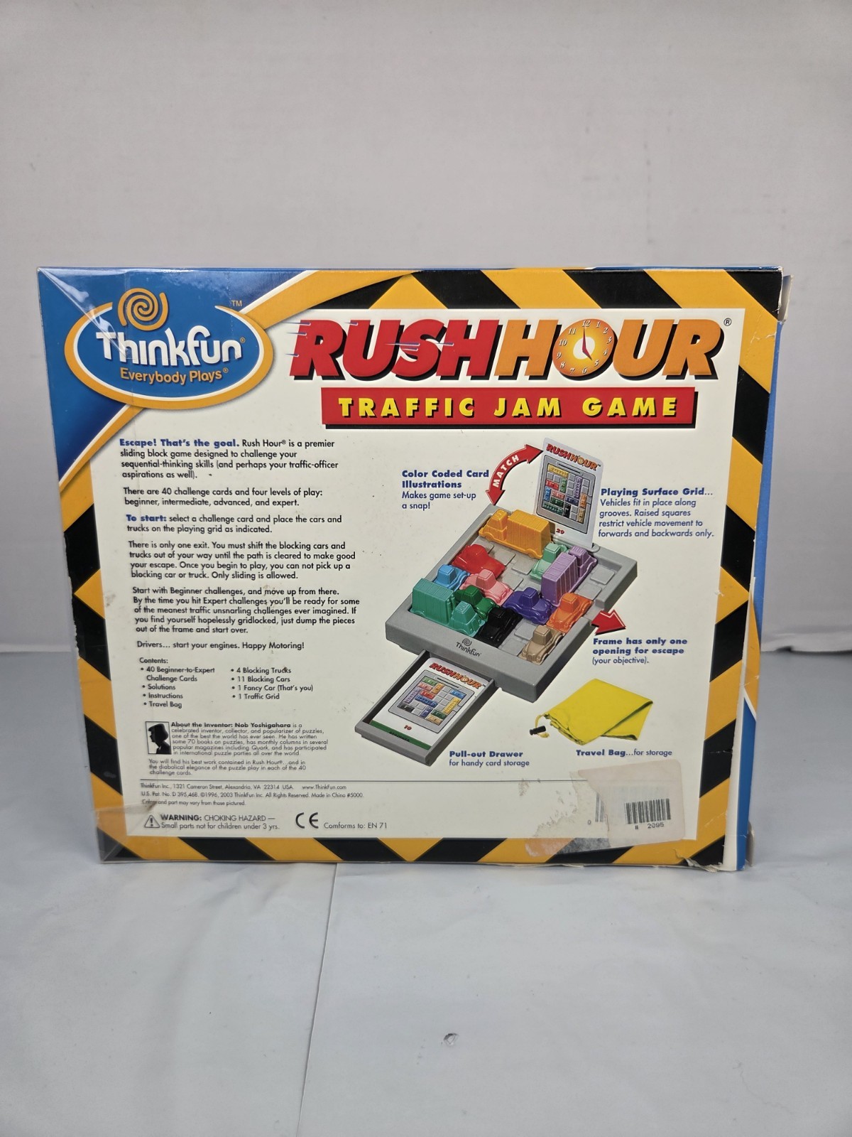 ThinkFun Rush Hour Traffic Jam Game – Complete Logic Puzzle & STEM Toy