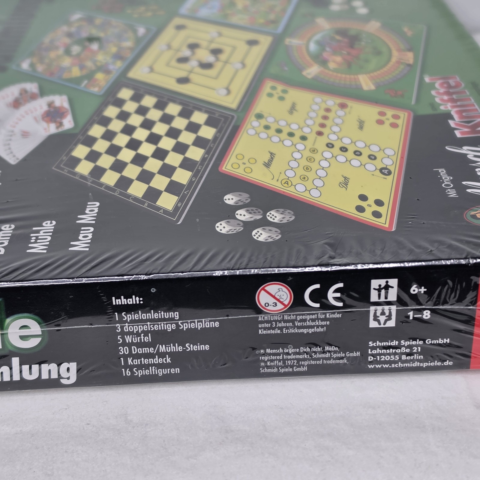 Schmidt Spiele 49141 150 Spielesammlung German Board Game NIB NEW