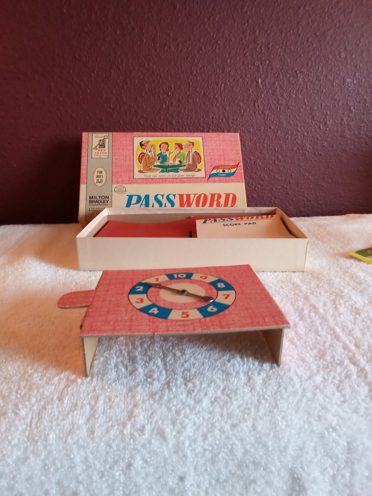 Vintage 1963 Volume 3 Milton Bradley Password Game #4260 Complete Game!