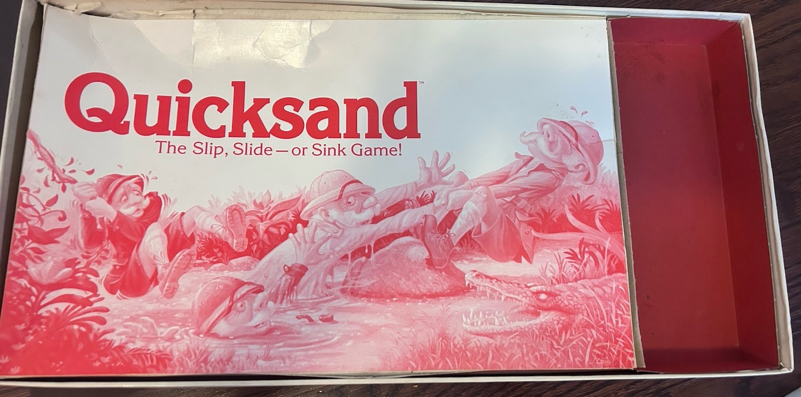 Quicksand The Slip Slide Sink Board Game Parker Brothers VINTAGE 1989 COMPLETE