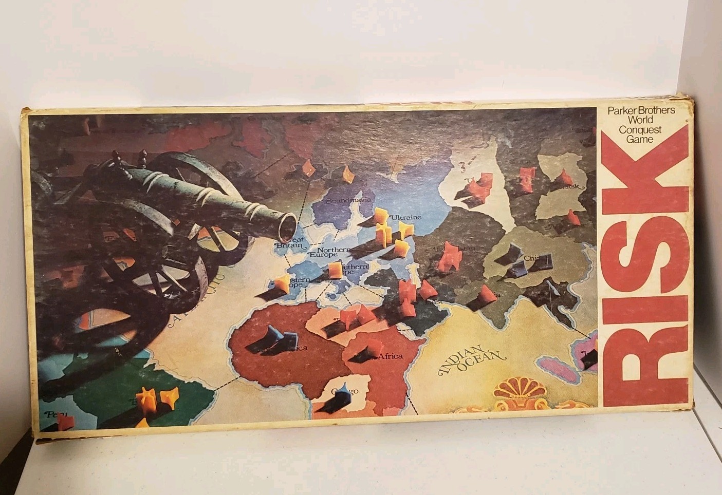 Risk Board Game 1975 Complete.