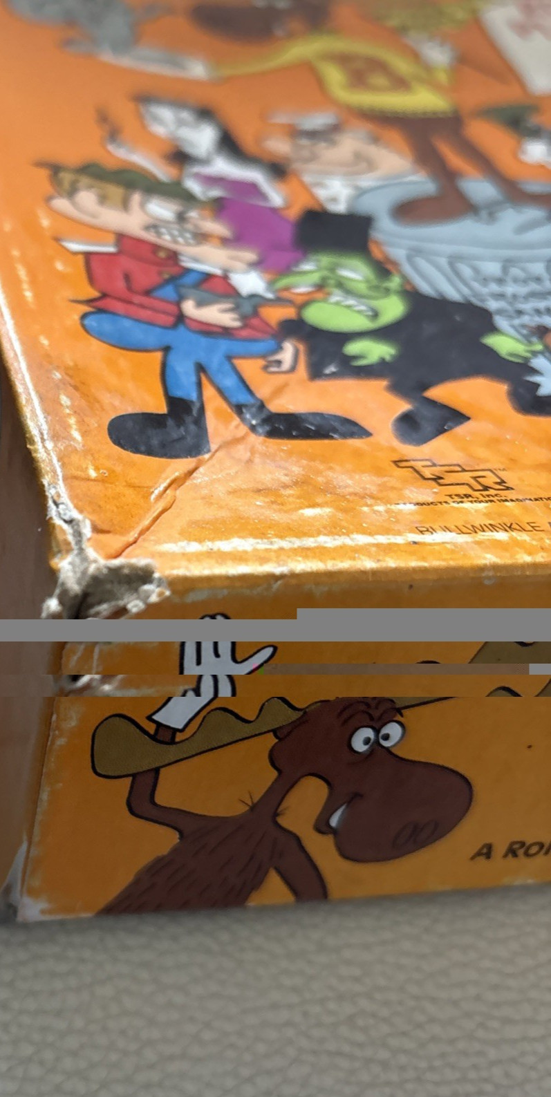 BullWinkle and Rocky Role Playing Party Game 1988 TSR