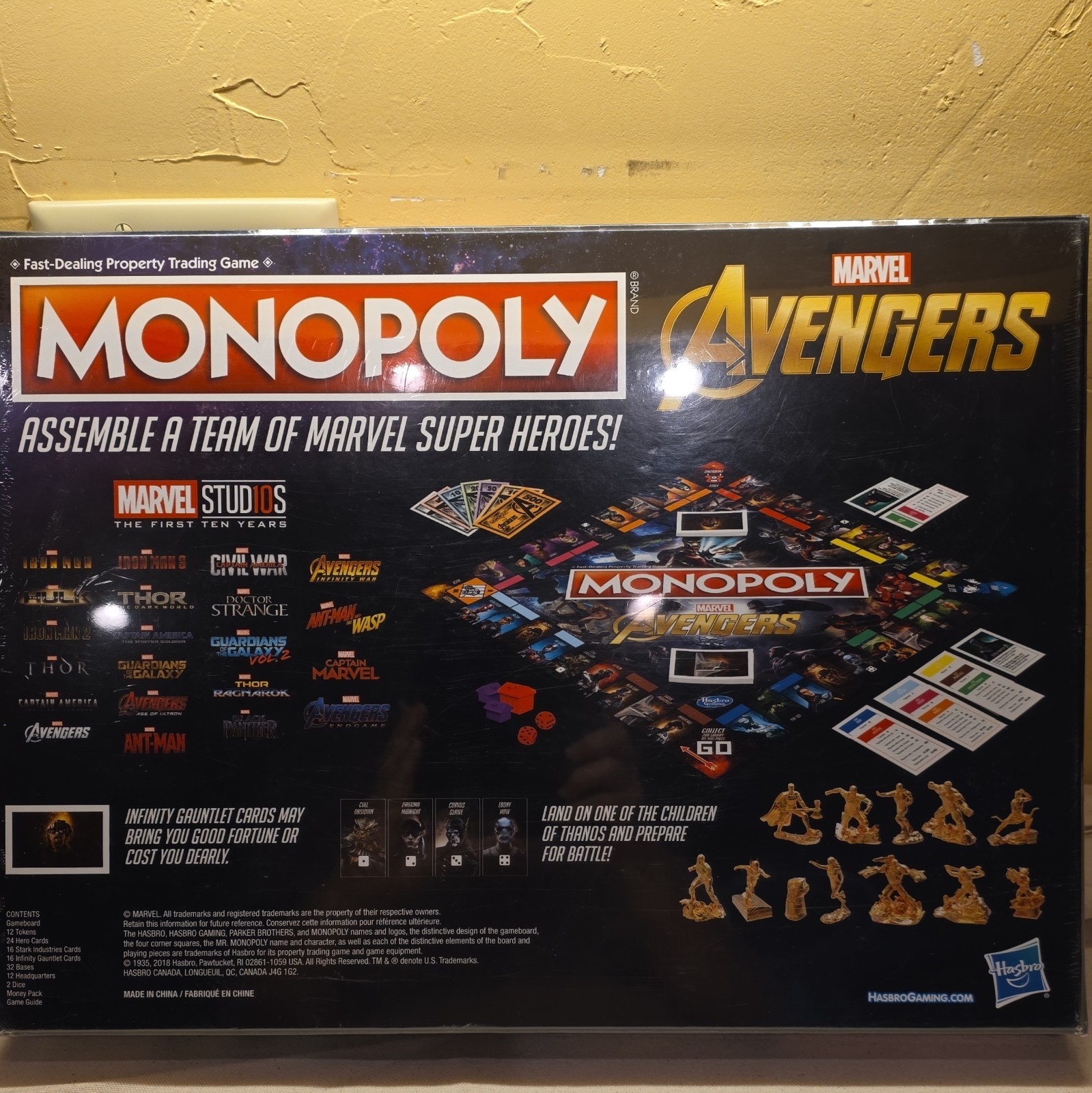 Monopoly Marvel Avengers Edition Board Game 2018 NEW SEALED