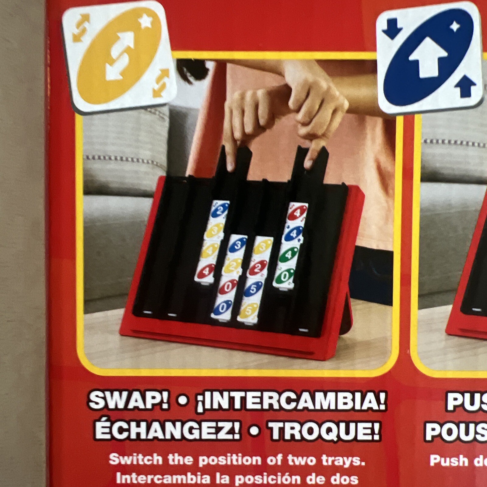 Uno Quatro Game Family Gaming Travel Size Party Game Board Games Toys Kid Age 7+